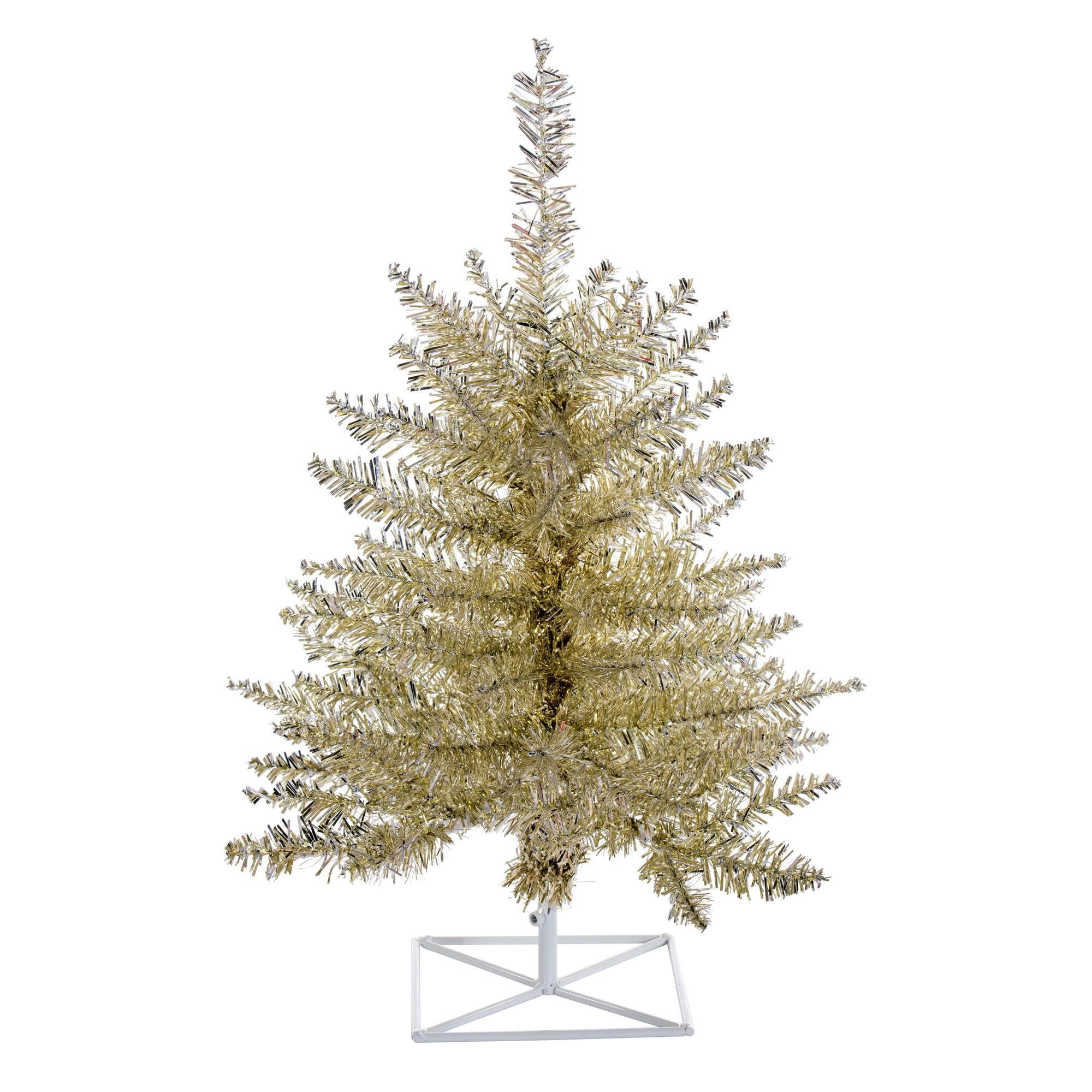 Amazon.com: Vickerman 3' Champagne Fir Artificial Christmas Tree