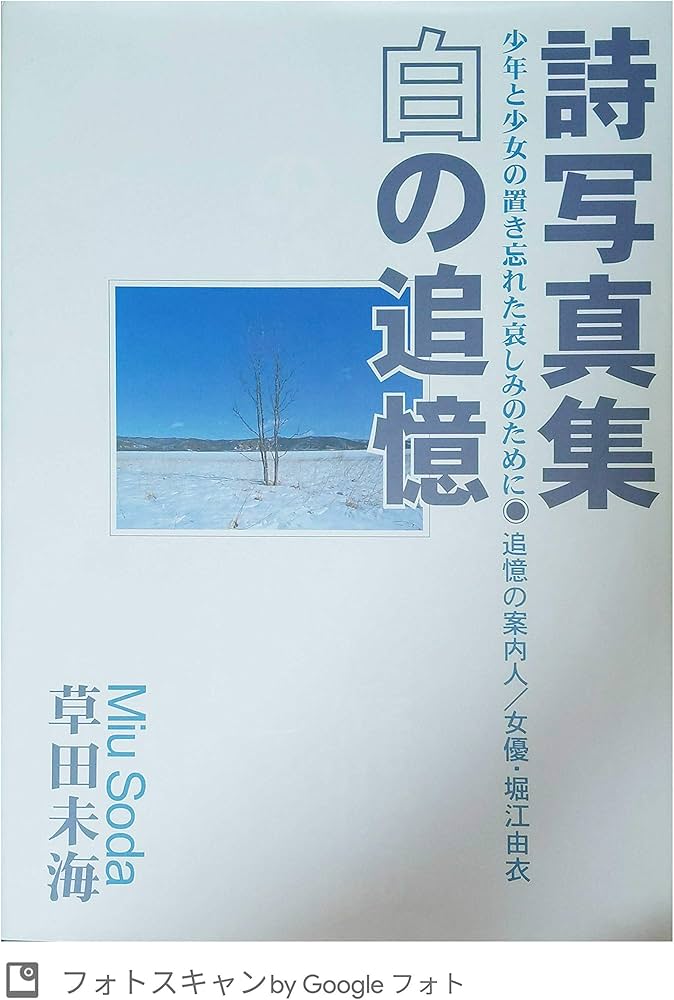 白の追憶: 詩写真集 少年と少女の置き忘れた哀しみのために | 草田 未