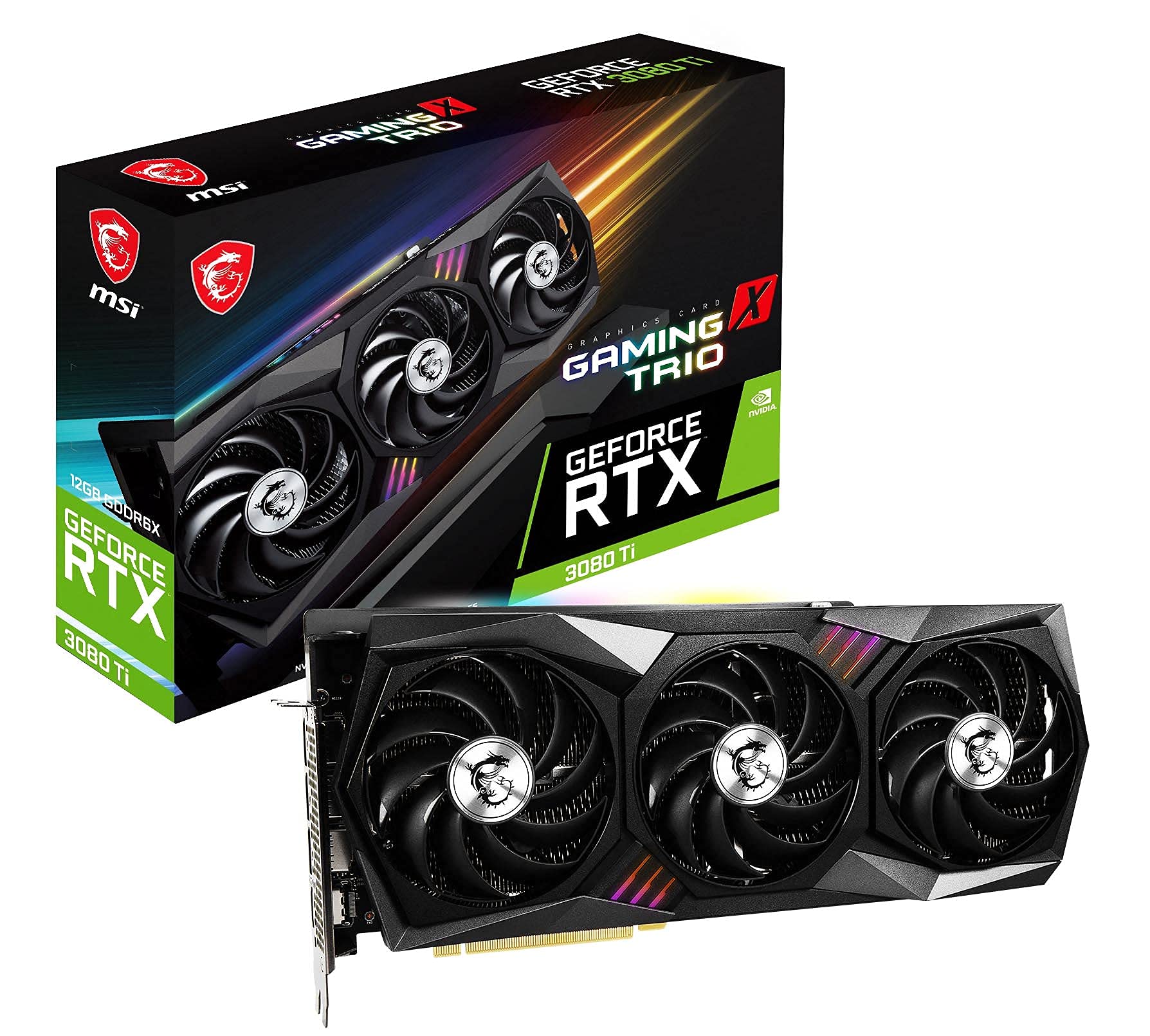 Amazon.com: MSI Gaming GeForce RTX 3080 Ti Gaming X Trio 12G