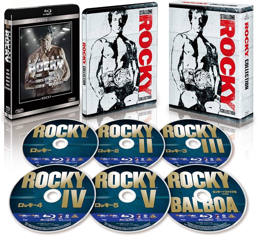 Amazon.co.jp: ロッキー コレクション スチールブック付きブルーレイ