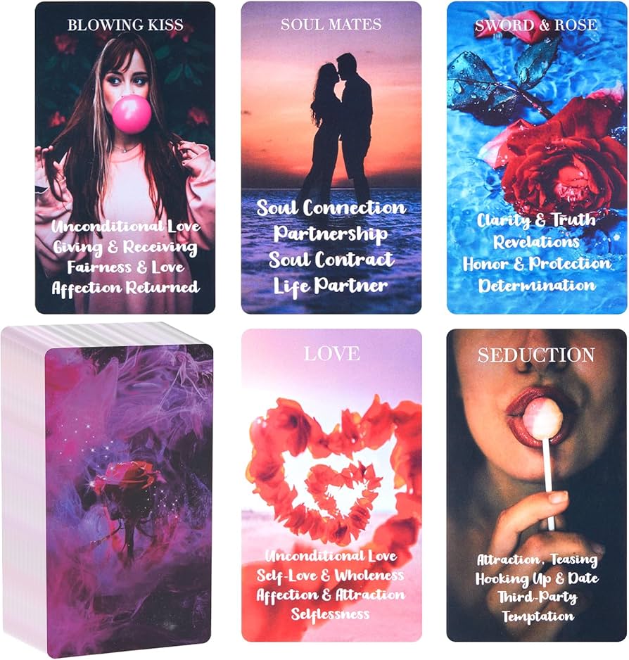 Amazon.com: XSYLOHXL Love Oracle Cards for Beginners with Meanings