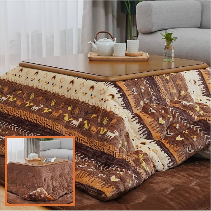 Amazon｜Lemon Bear こたつ布団 正方形 冬用 190×190cm 【ノーベル賞