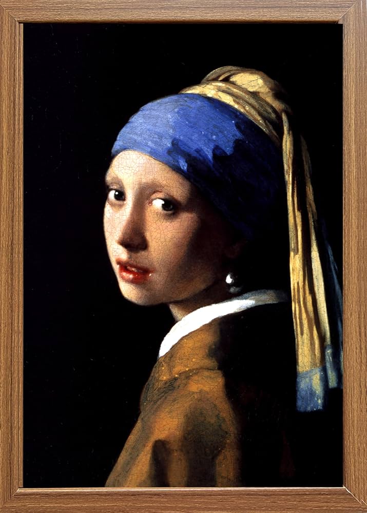 Amazon.co.jp: 『真珠の耳飾りの少女』フェルメール A4 光沢紙プリント