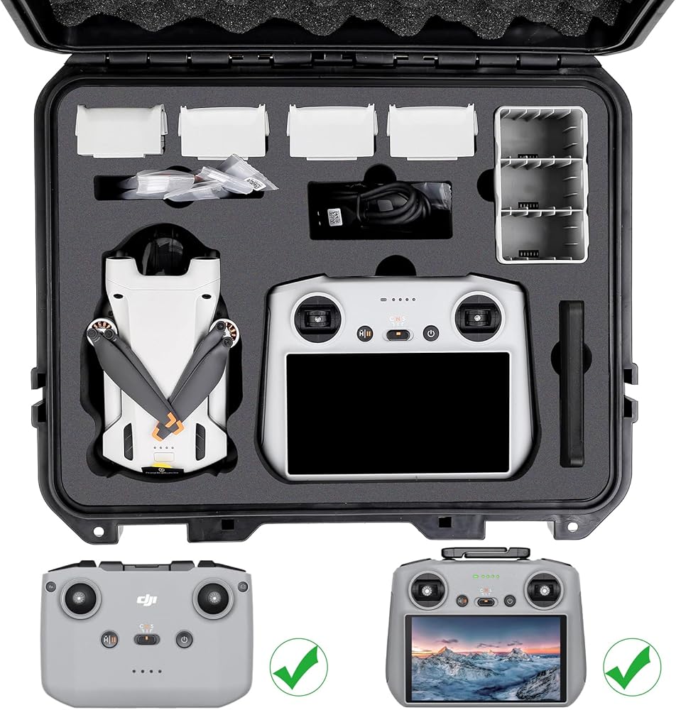 Amazon.com: Hard Case for DJI Mini 3 Pro Drone - Waterproof