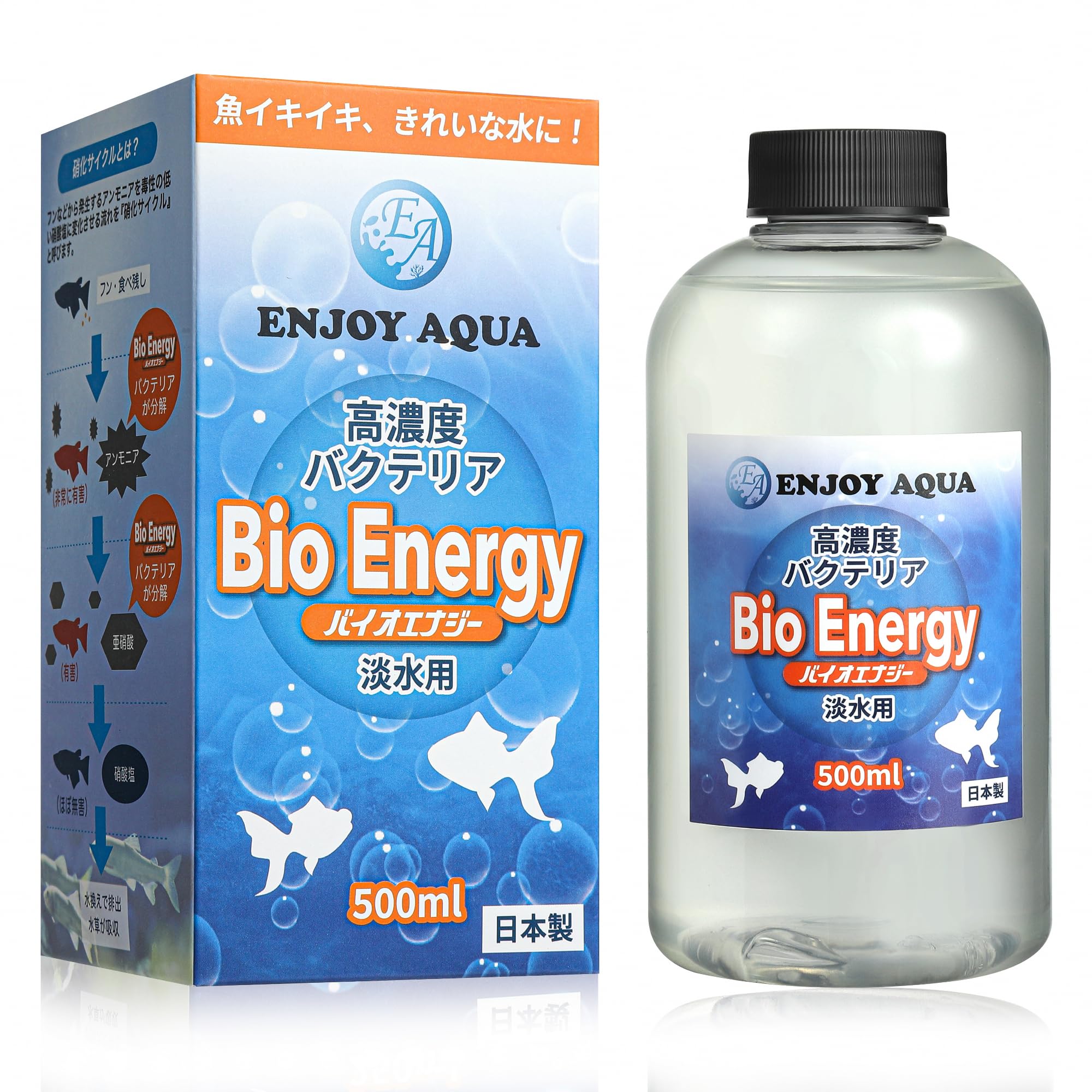 Amazon.co.jp: ［ENJOY AQUA］ 魚イキイキ きれいな水に！ 高濃度