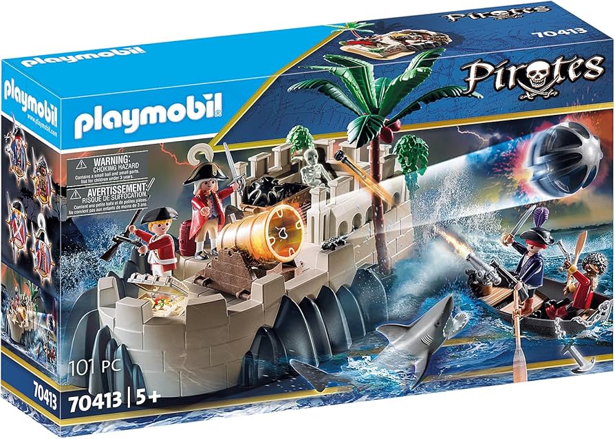 Amazon.co.jp: プレイモービル パイレーツ レッドコート・バスティオン