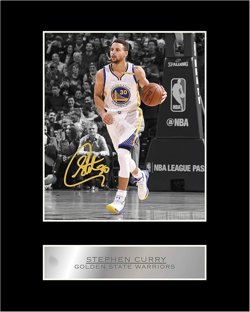 Amazon.co.jp: iconic pics ステフィン・カリー プリント サイン入り