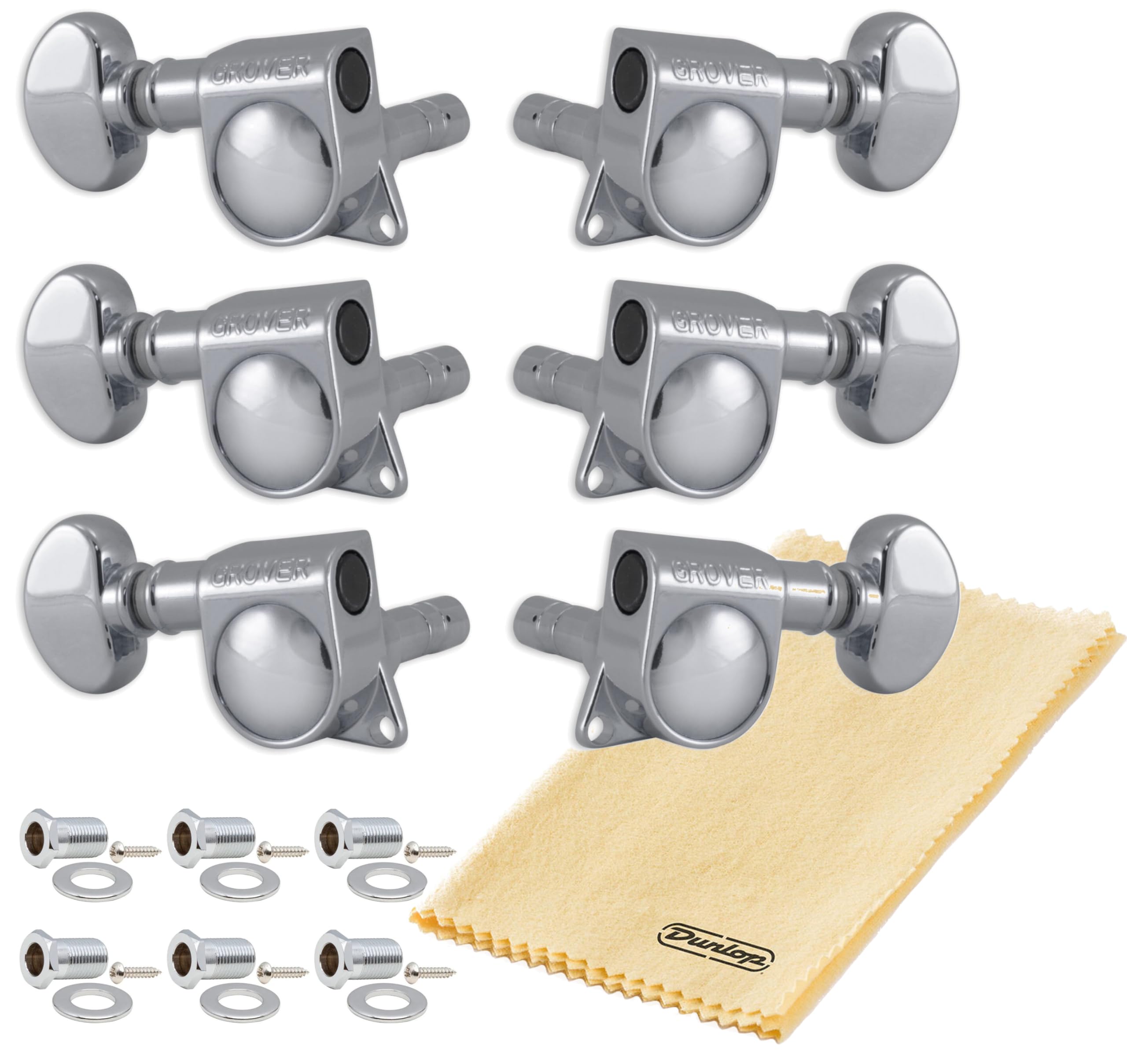 Amazon.com: Grover 406C Locking Rotomatics Guitar Tuners, Tuning