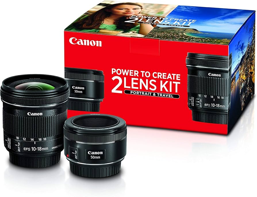 Amazon.com : Canon Portrait and Travel Two Lens Kit with 50mm f