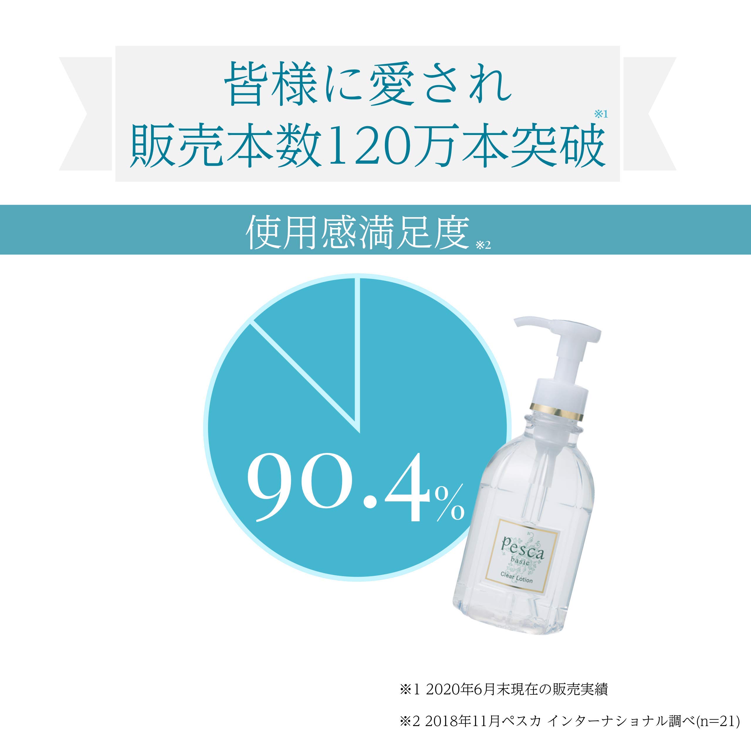 Pesca Clear Lotion 500ml クリアローション3本 Pesca Clear Lotion