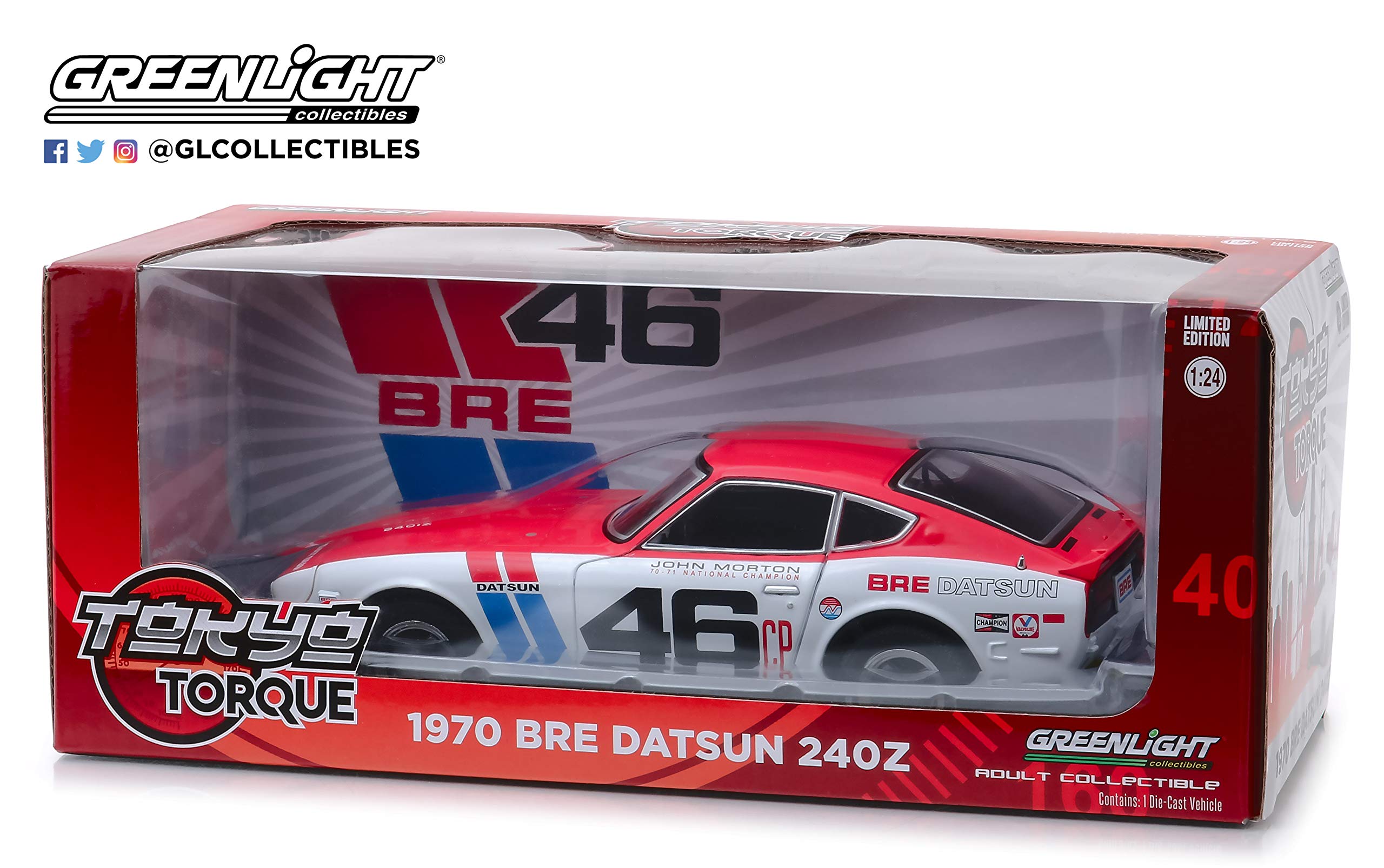 Amazon.co.jp: 1/24 Tokyo Torque - 1970 Datsun 240Z BRE #46 (Brock