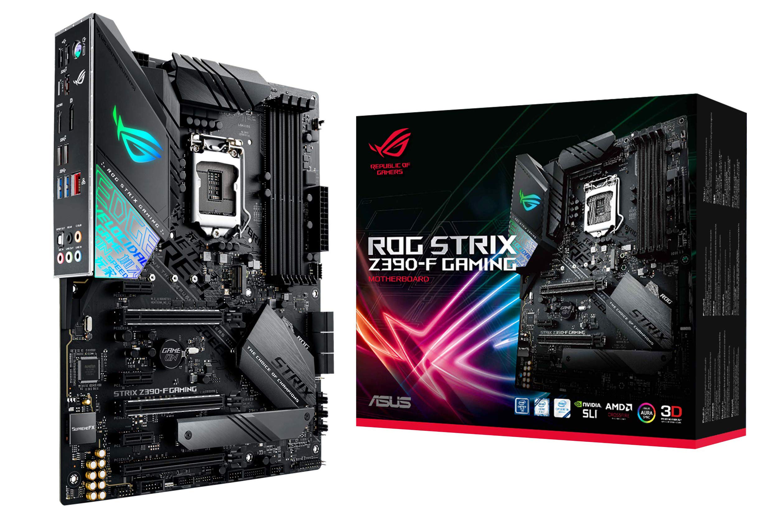 ASUS Placa mãe para jogos ROG Strix Z390-F LGA1151 (Intel 8ª e 9ª