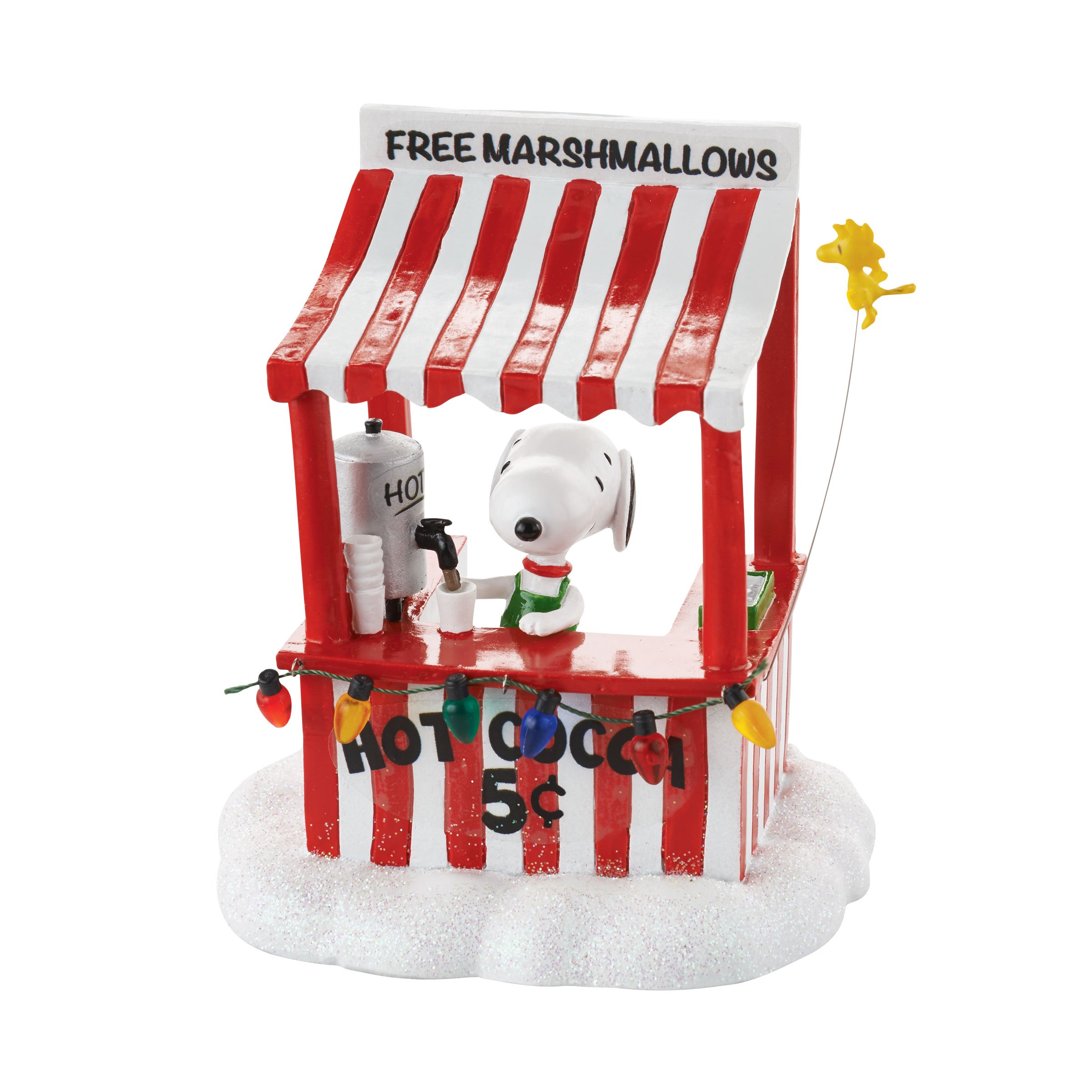 Amazon.com: Department 56,Polyresin Peanuts Village Snoopy's Cocoa