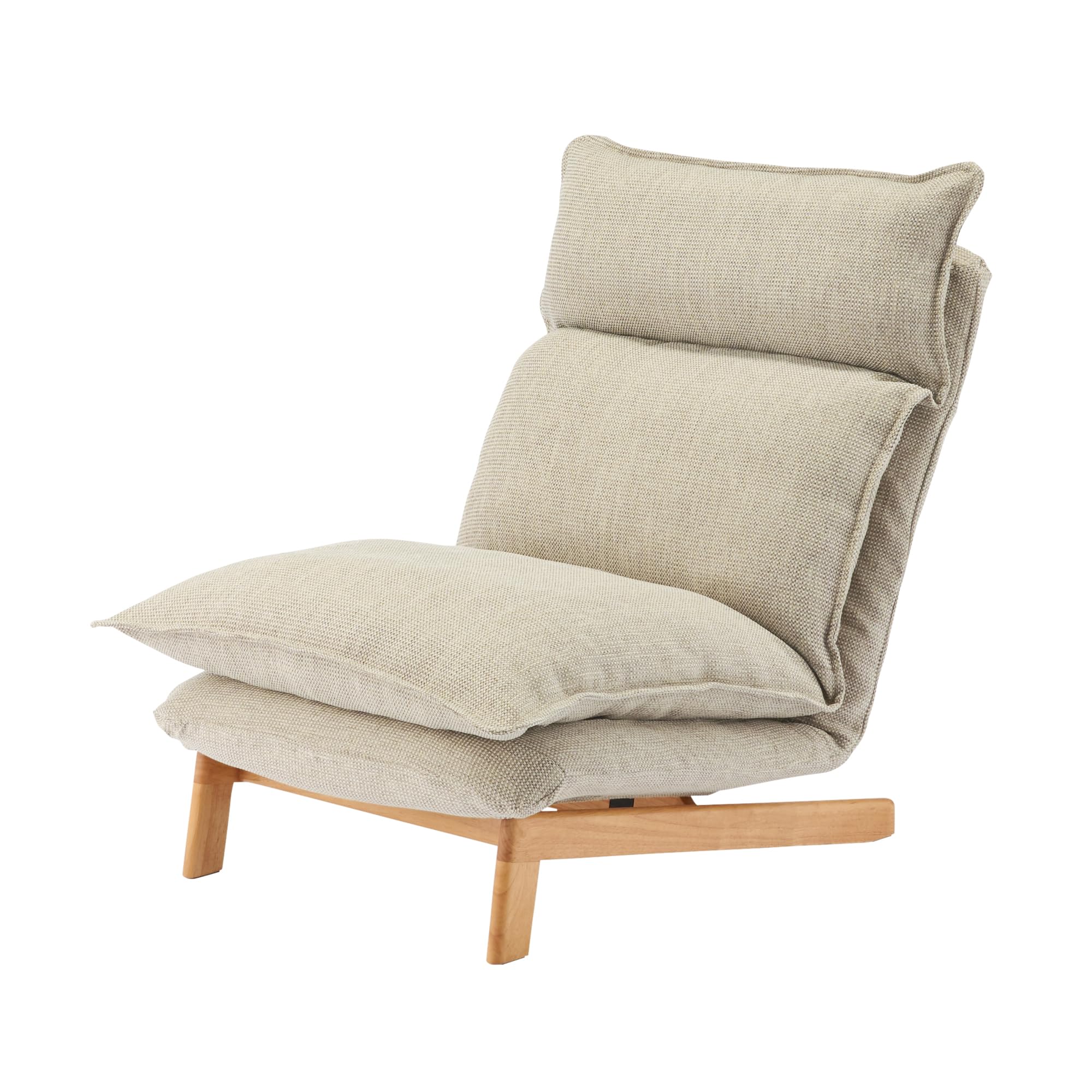 Amazon｜無印良品 ハイバックリクライニングソファ ベージュ 幅74×奥行