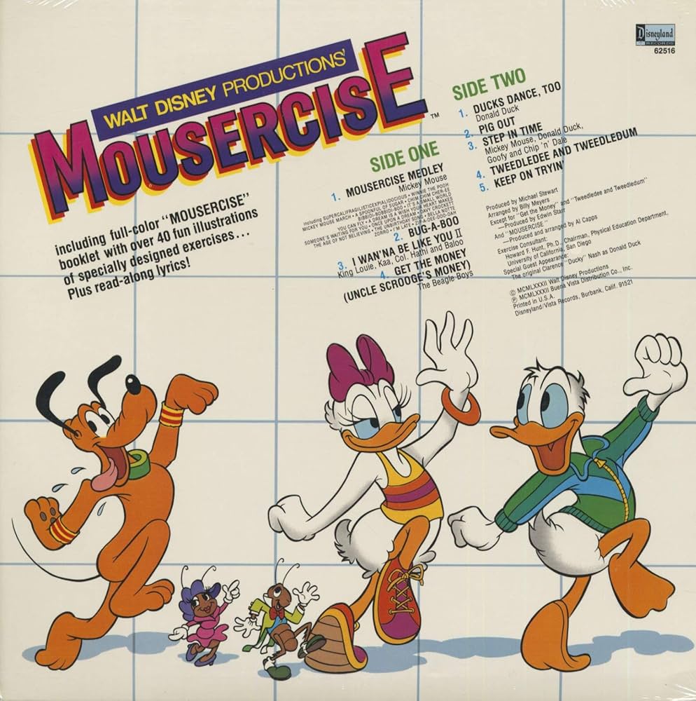Amazon.com: Walt Disney Productions' Mousercise: CDs & Vinyl