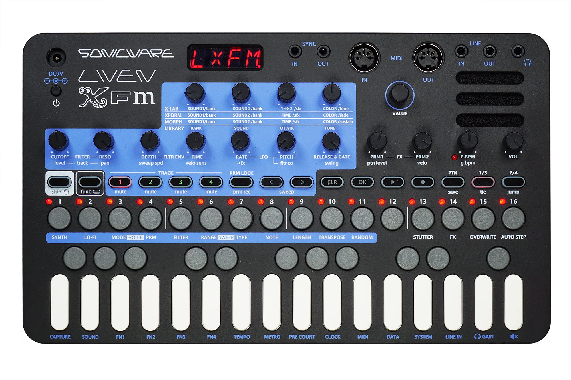 Amazon.com: Sonicware Liven XFM [FM Synthesizer Groove Box] 3 new