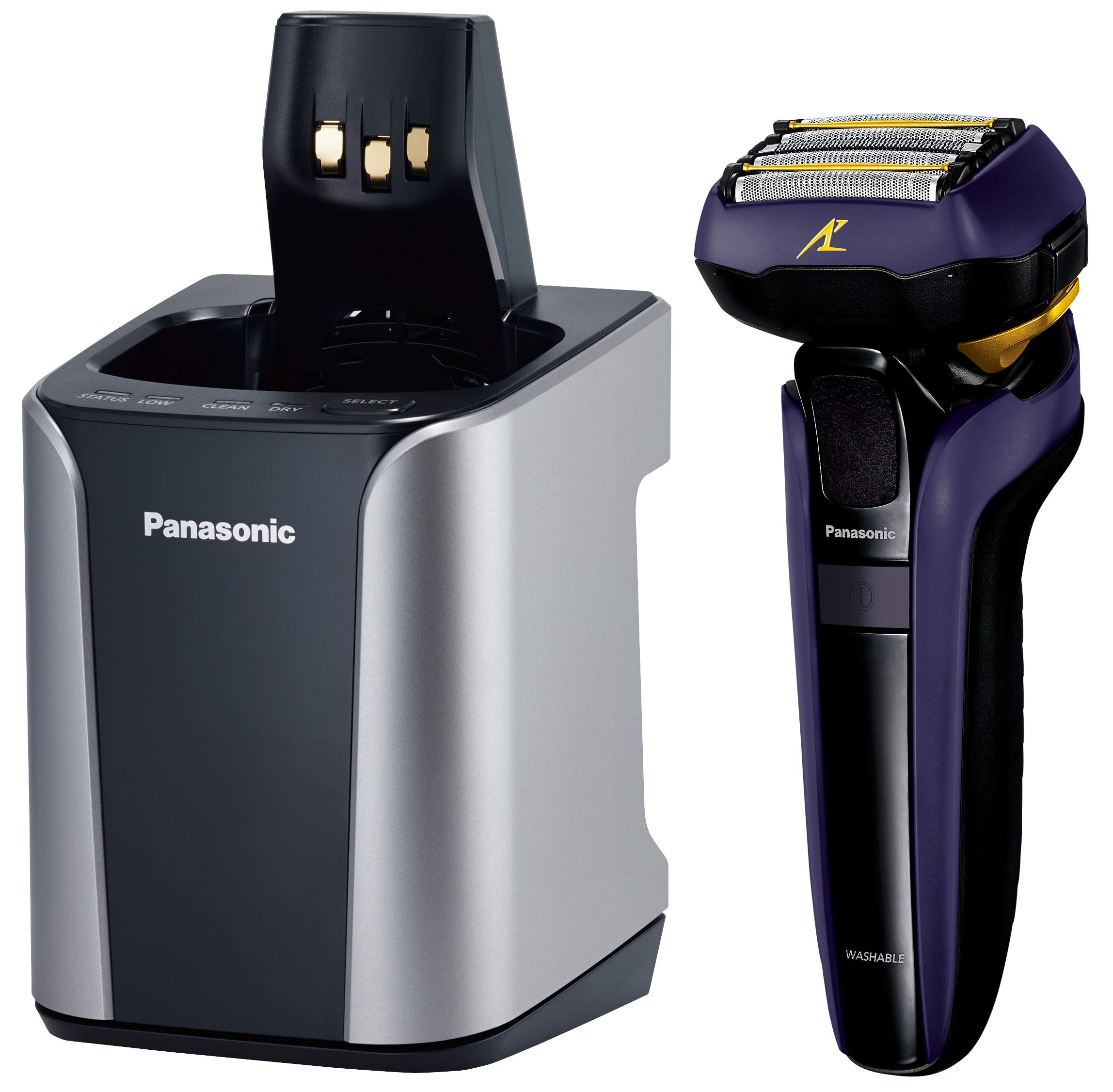 Amazon | パナソニック ラムダッシュ メンズシェーバー 5枚刃 青 ES