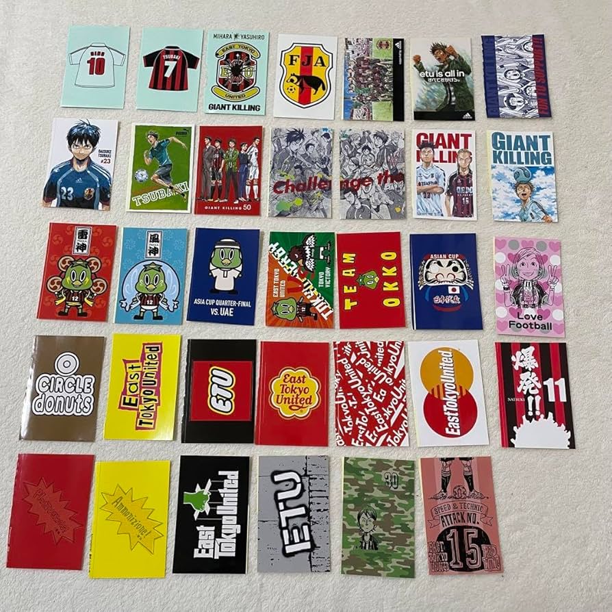 未読品】ジャイアントキリング1~68巻全巻 ステッカー32枚 シュリンク