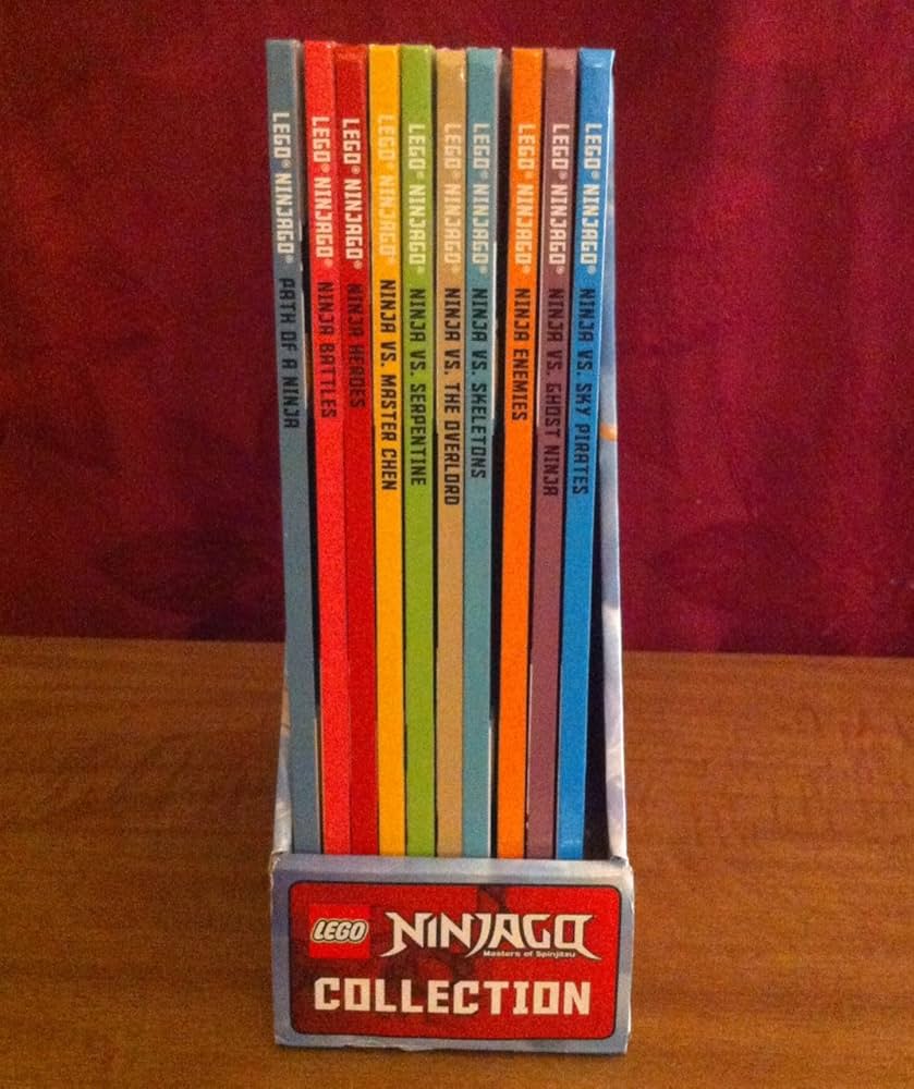 Lego Ninjago 10 books collection plus Limited edition Minifigure