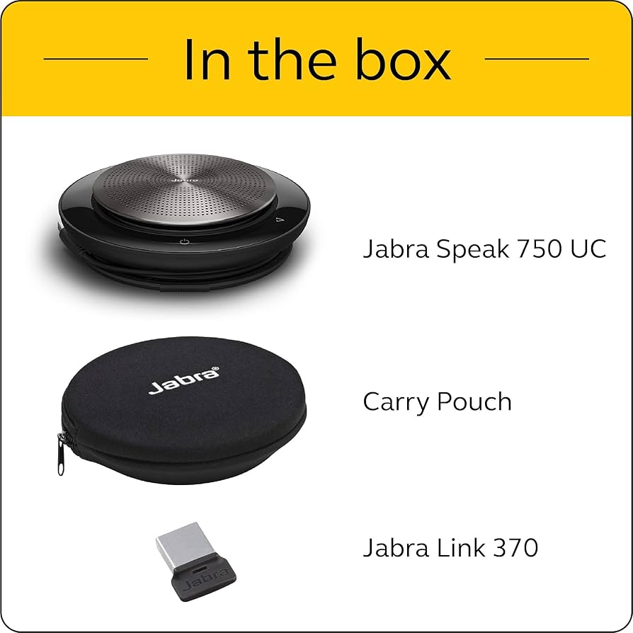 Amazon.com: Jabra Speak 750 Corded USB Speakerphone for Softphones