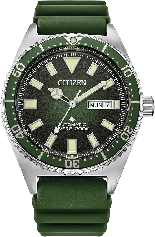 Amazon | CITIZEN メンズ プロマスターダイブ 自動巻き シルバー