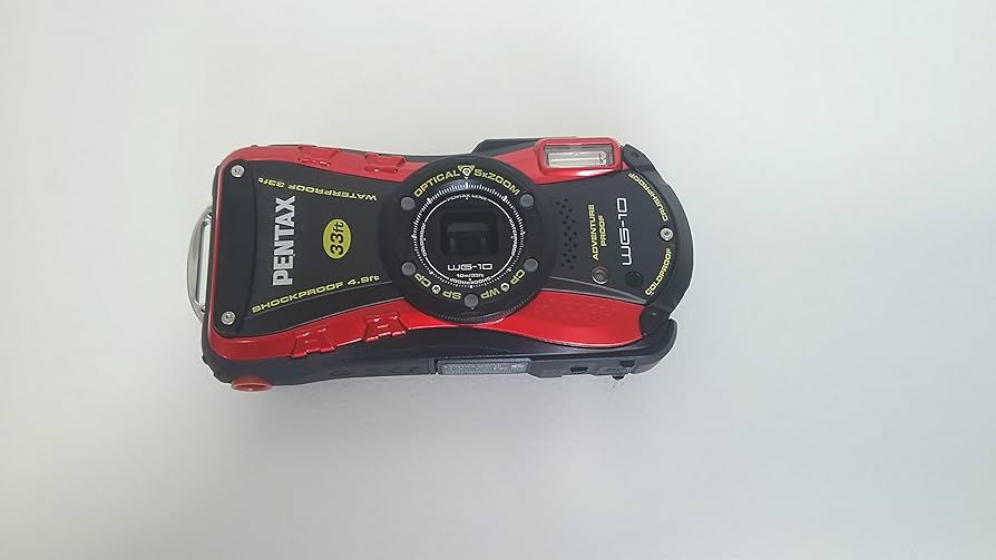 Amazon.com : Pentax Water Proof Digital Camera PENTAX WG-10 Red