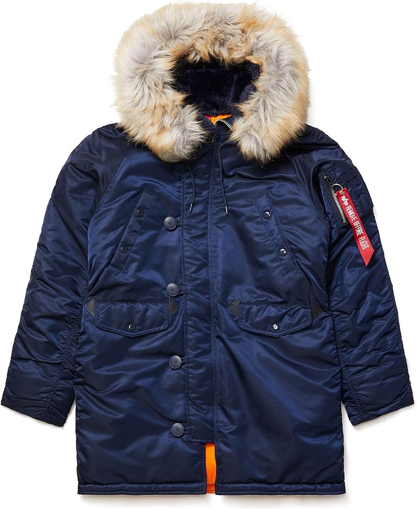 Amazon | ALPHA INDUSTRIES フライト ジャケット N-3B (XS, Replica