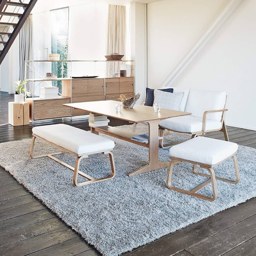 Amazon｜無印良品 リビングでもダイニングでもつかえるテーブル・4