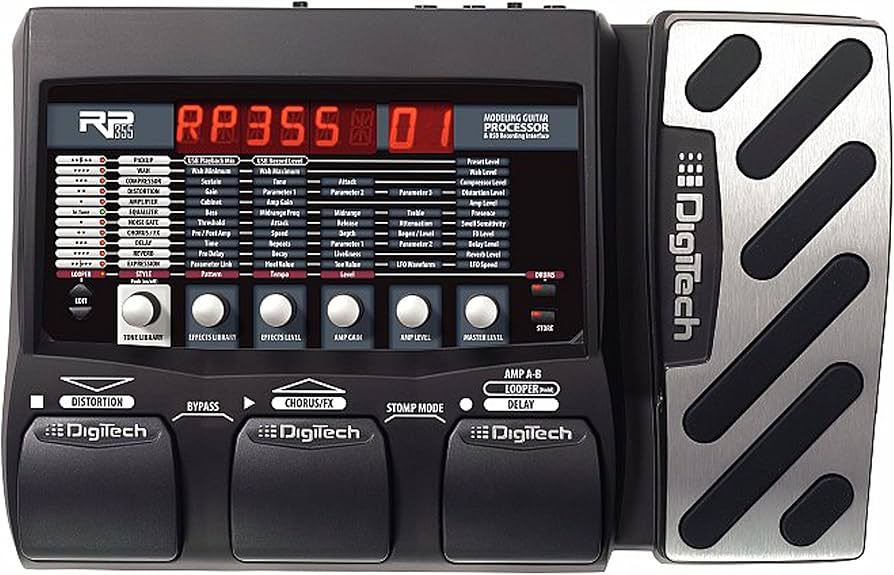 Amazon | Digitech RP355 Modeling Guitar Processor | エフェクター