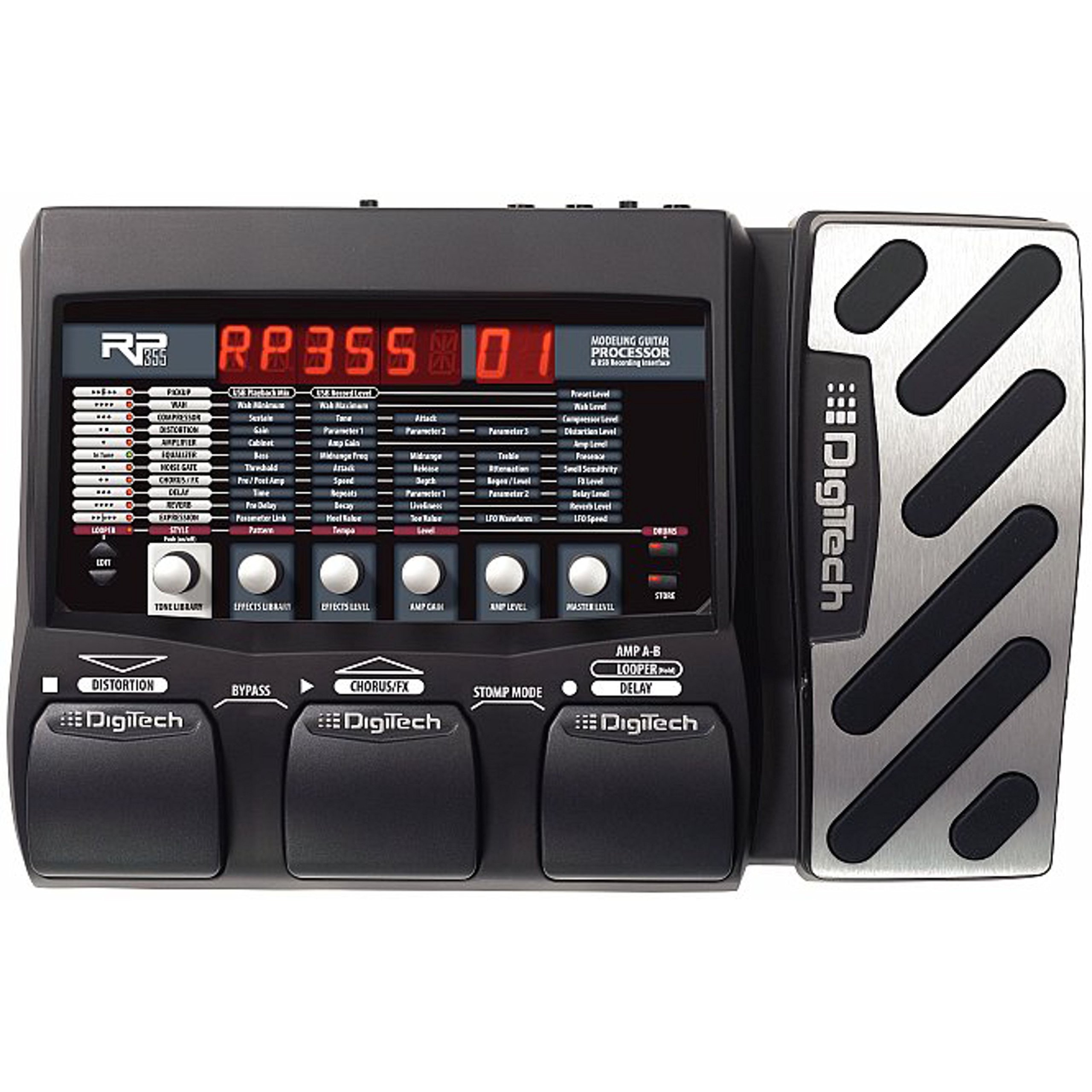 Amazon.com: DigiTech RP355 Modeling Guitar Processor and USB