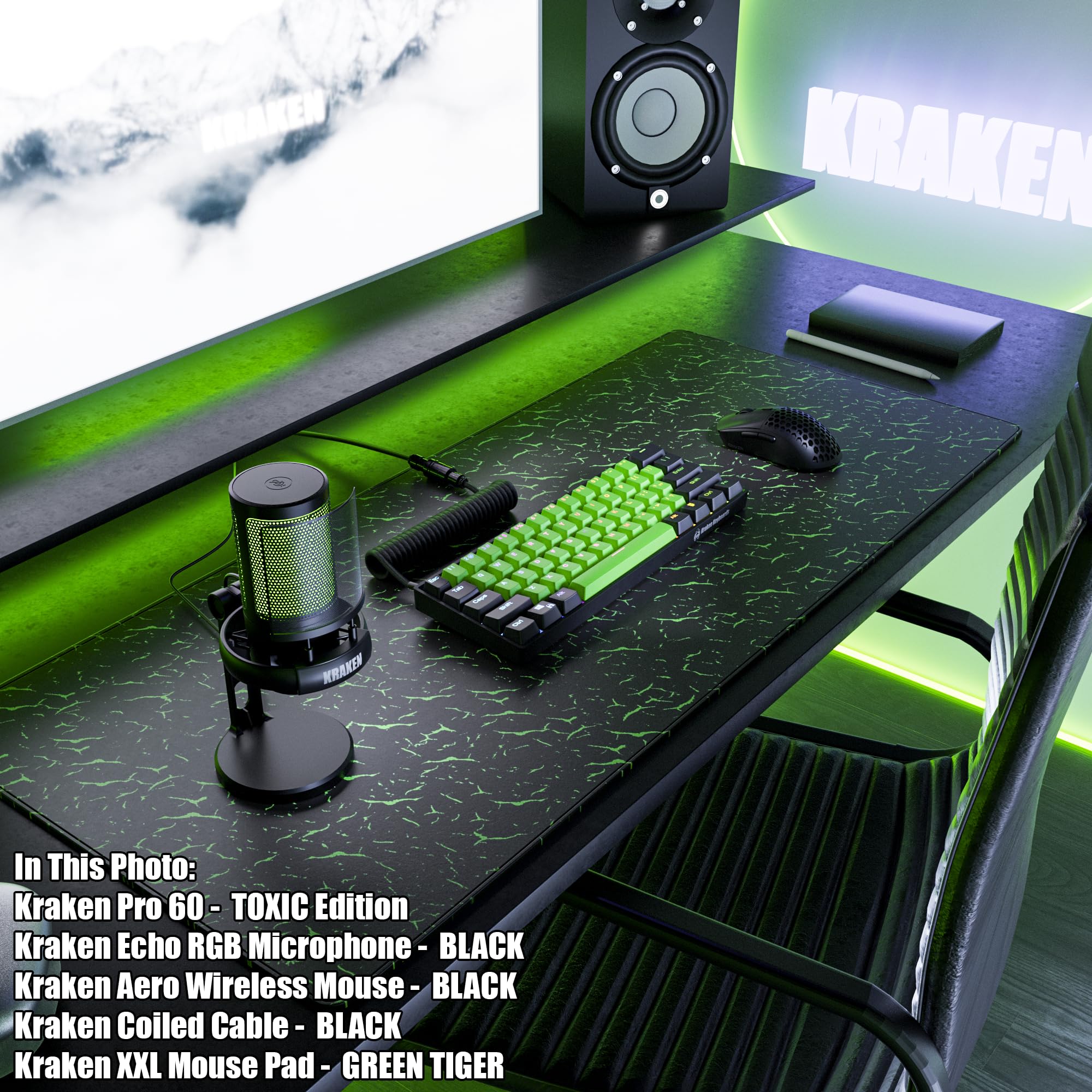 Amazon.com: Kraken Keyboards Pro 60 Percent Keyboard 60% Gaming