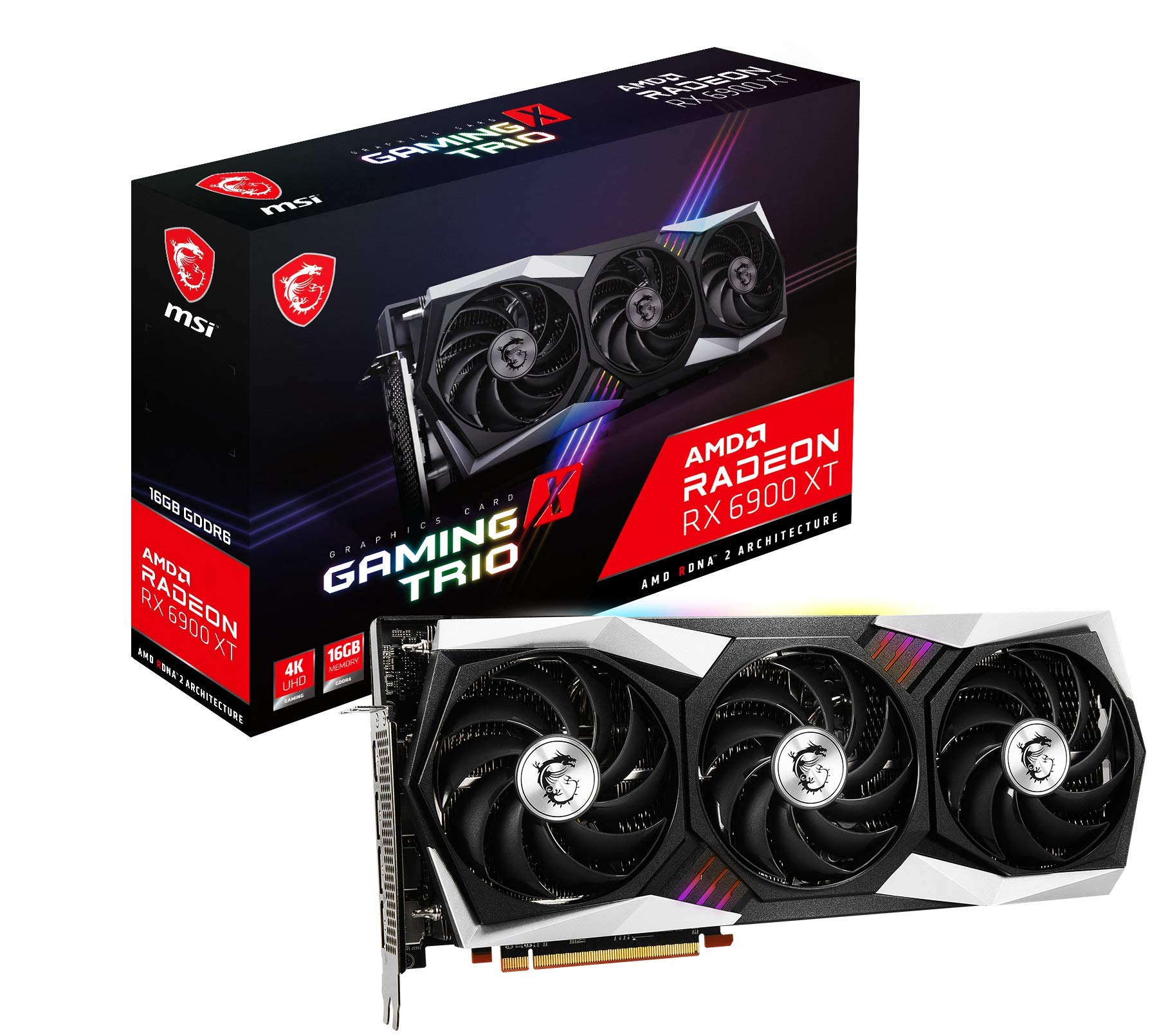 Amazon | MSI Radeon RX 6900 XT GAMING X TRIO 16G グラフィックス