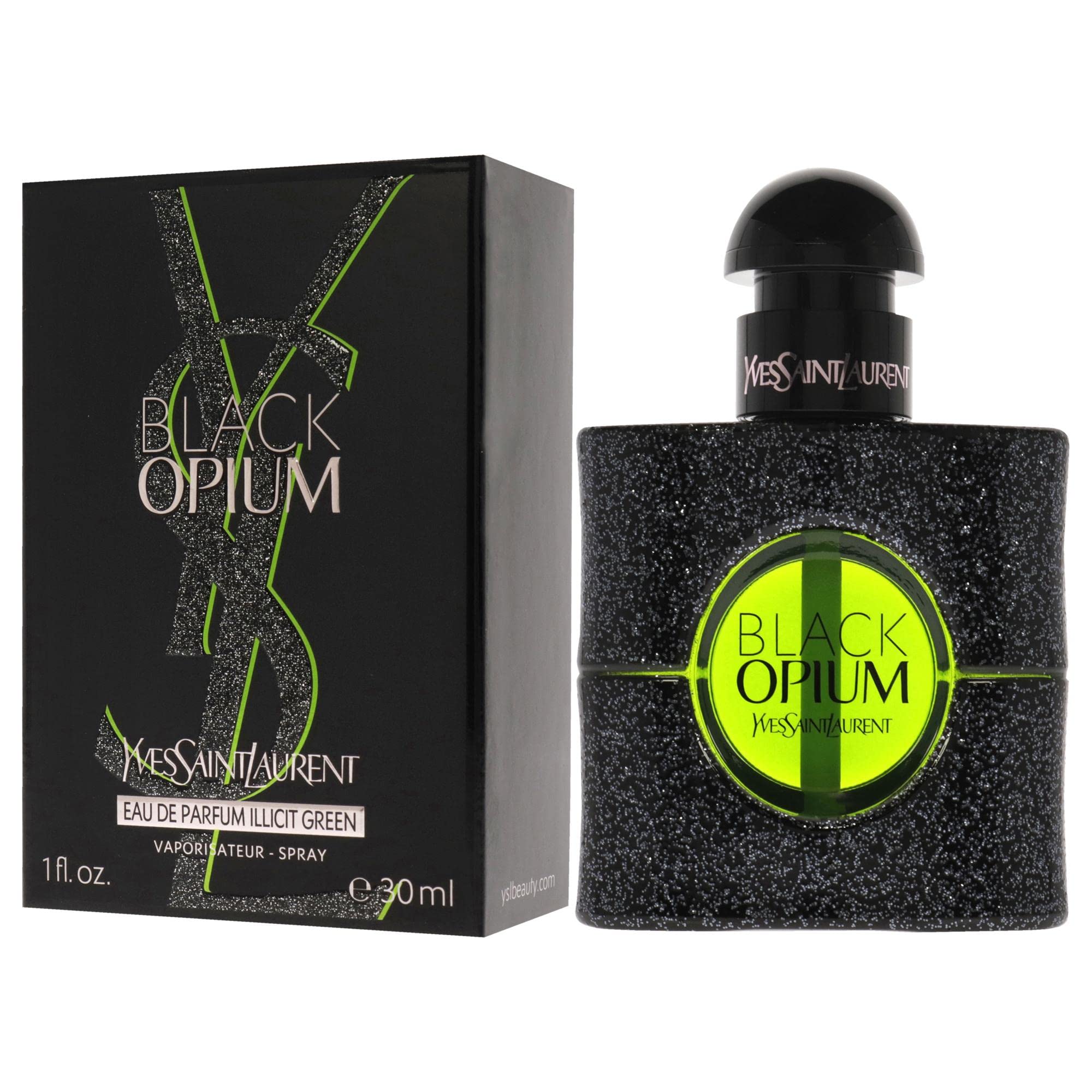 Amazon.com: YVES SAINT LAURENT Black Opium Illicit Green EDP Spray