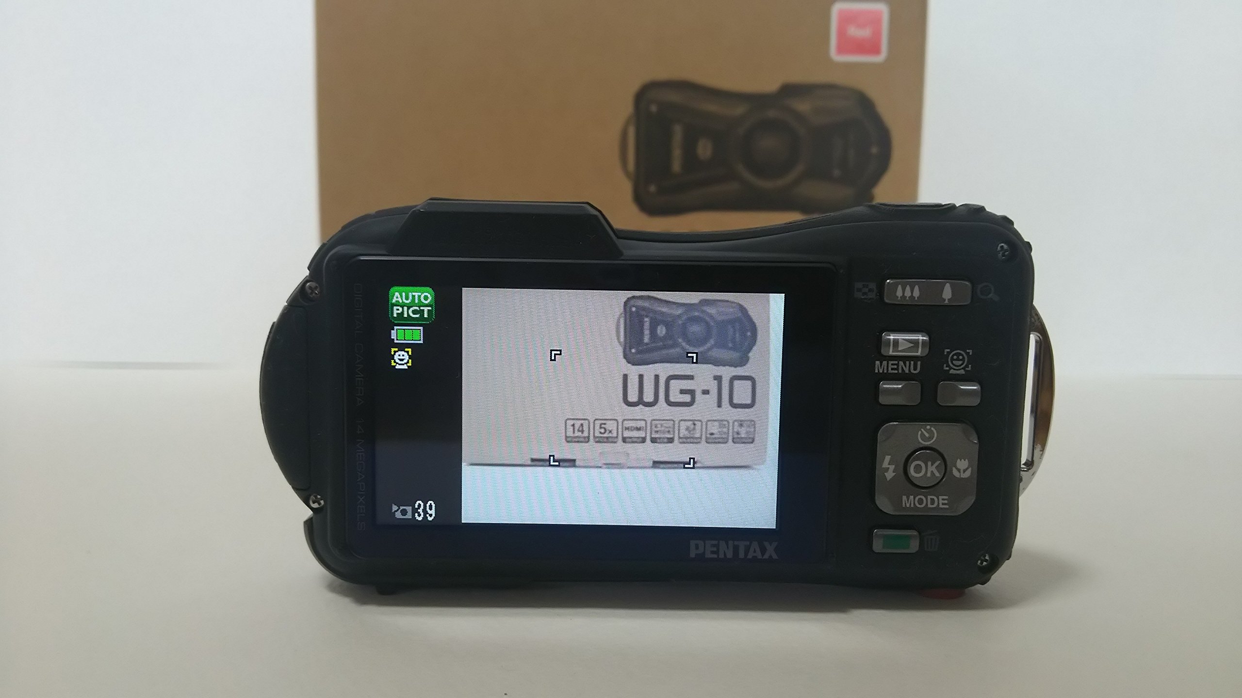 Amazon.com : Pentax Water Proof Digital Camera PENTAX WG-10 Red