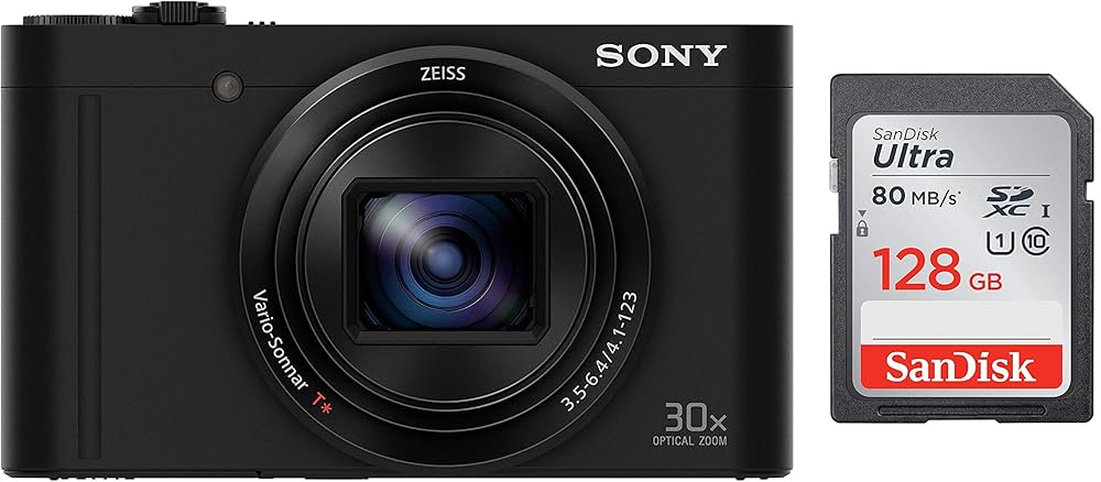 Buy Sony Cybershot DSC-WX500/B 18.2MP Digital Camera (Black) +