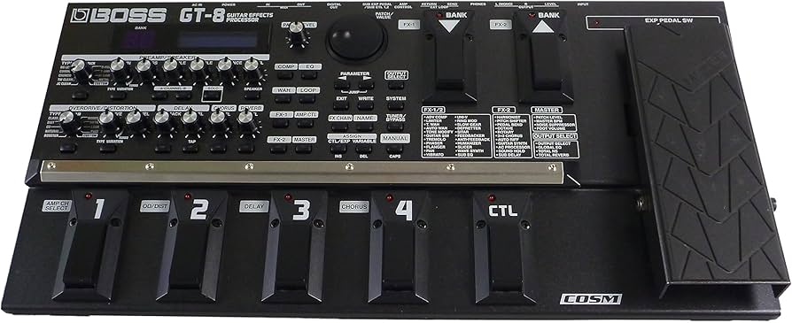 Amazon.co.jp: BOSS ギター・エフェクツ・プロセッサー GT-8 : 楽器