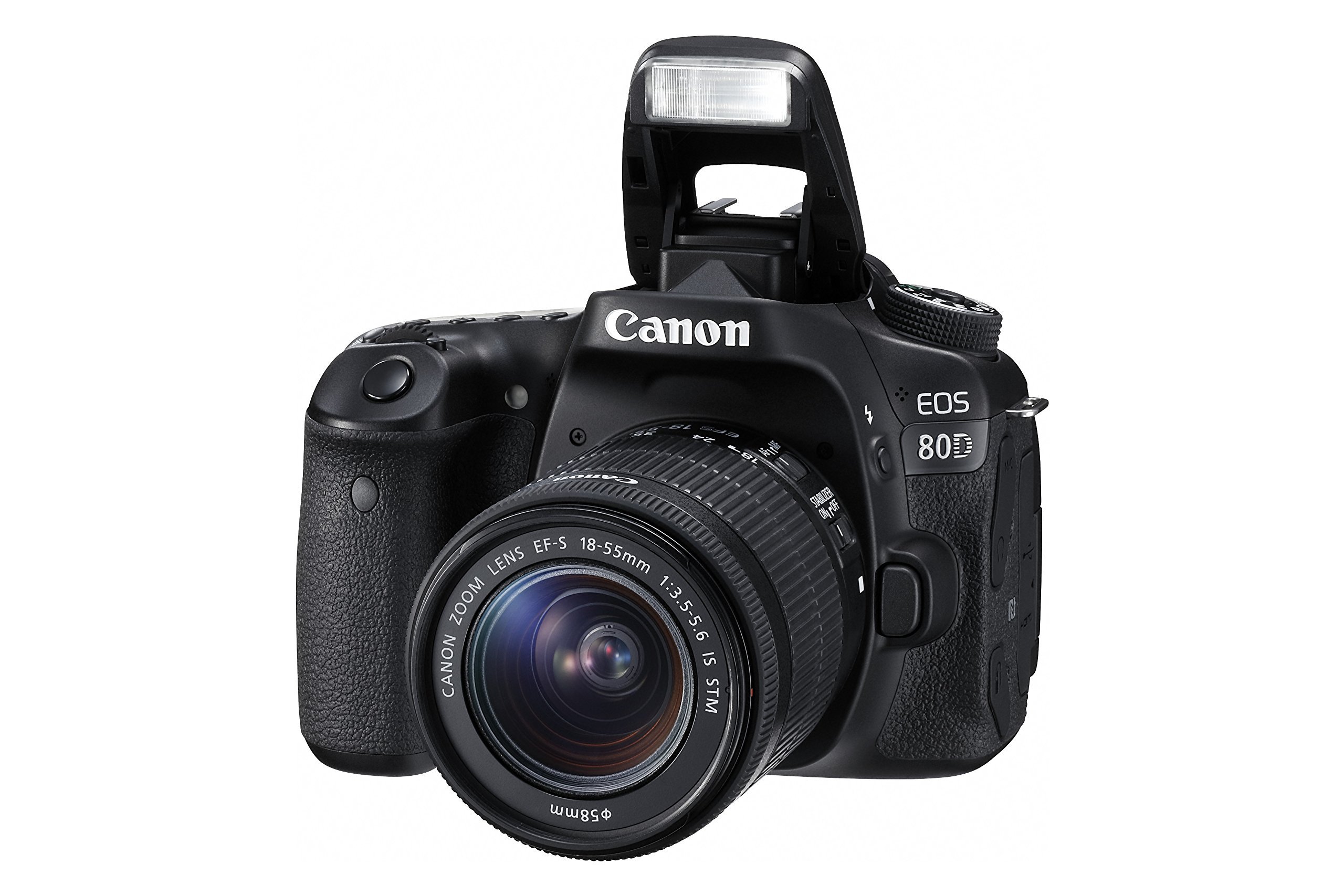 Amazon.com : Canon EOS 80D Digital SLR Kit with EF-S 18-55mm f/3.5