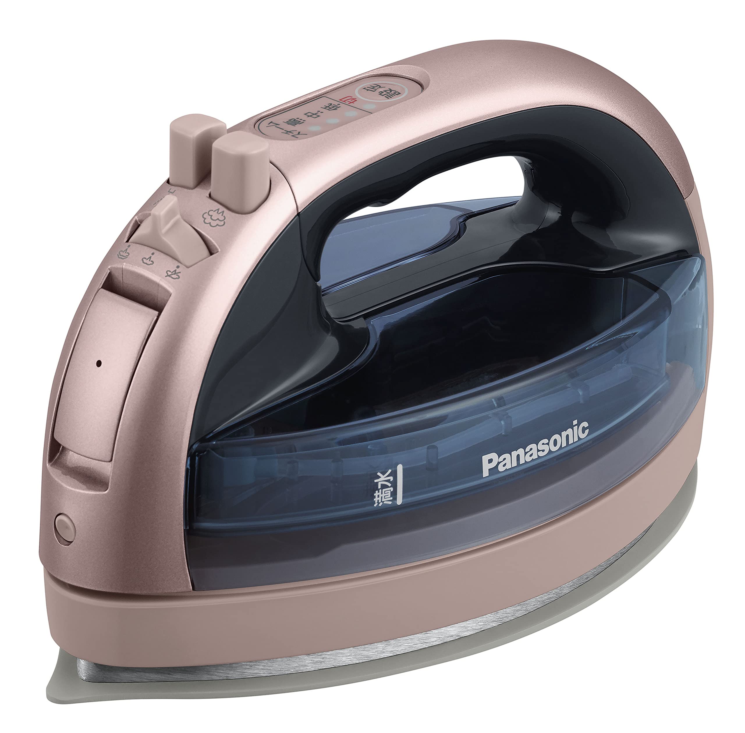 Amazon | パナソニック コードレススチームWヘッドアイロン ピンク