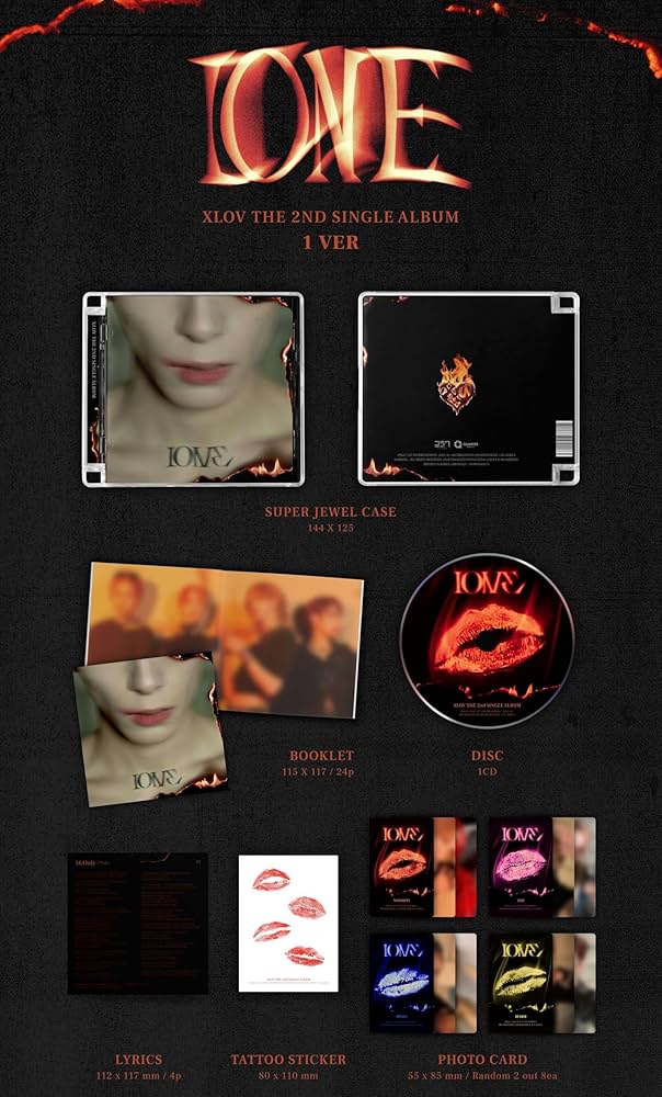 XLOV Album - I ONE 1(ONE) ver.+Pre Order Benefits+BolsVos