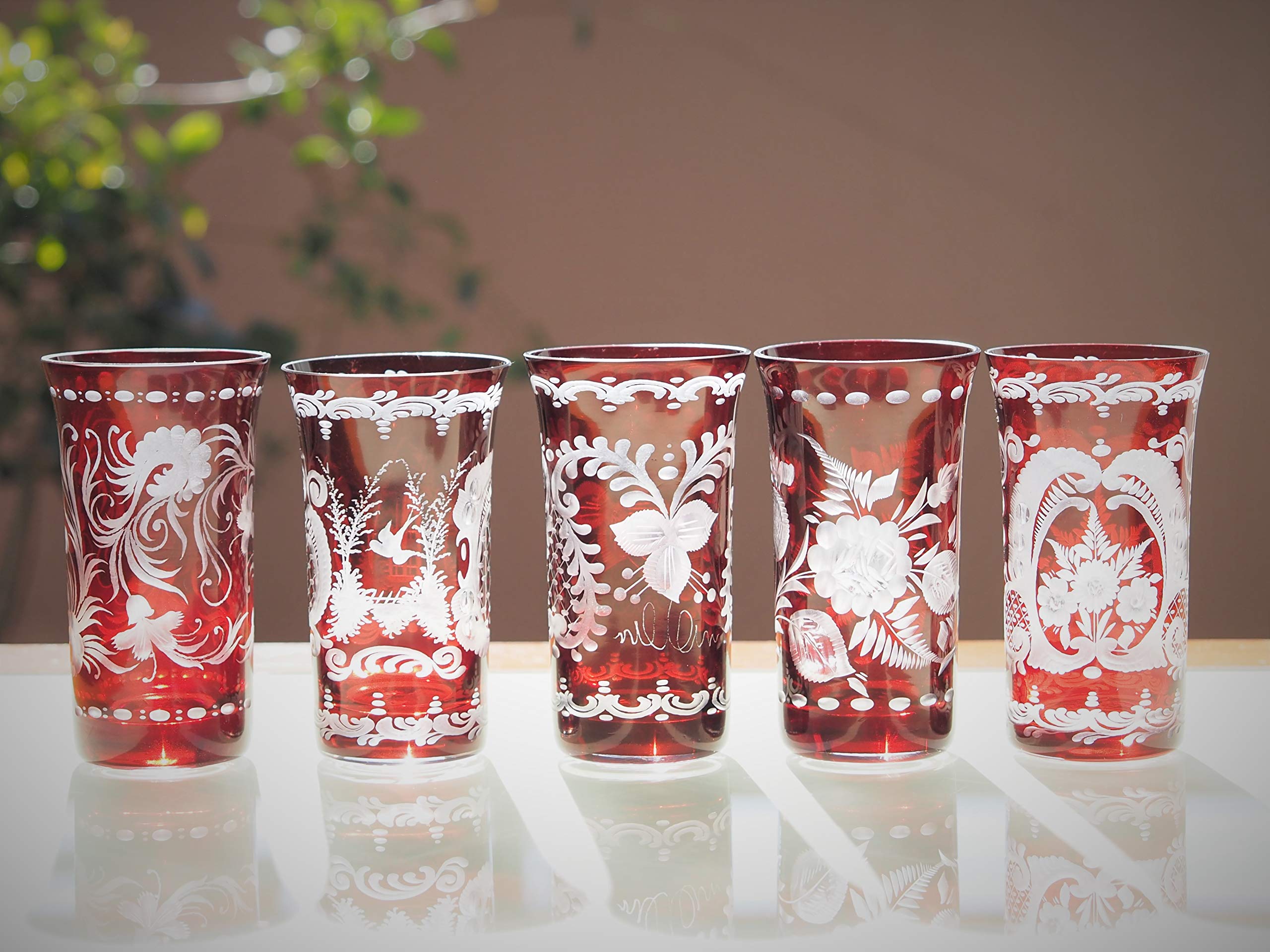 Amazon | ボヘミアングラス エーゲルマン ミニタンブラー5個セット