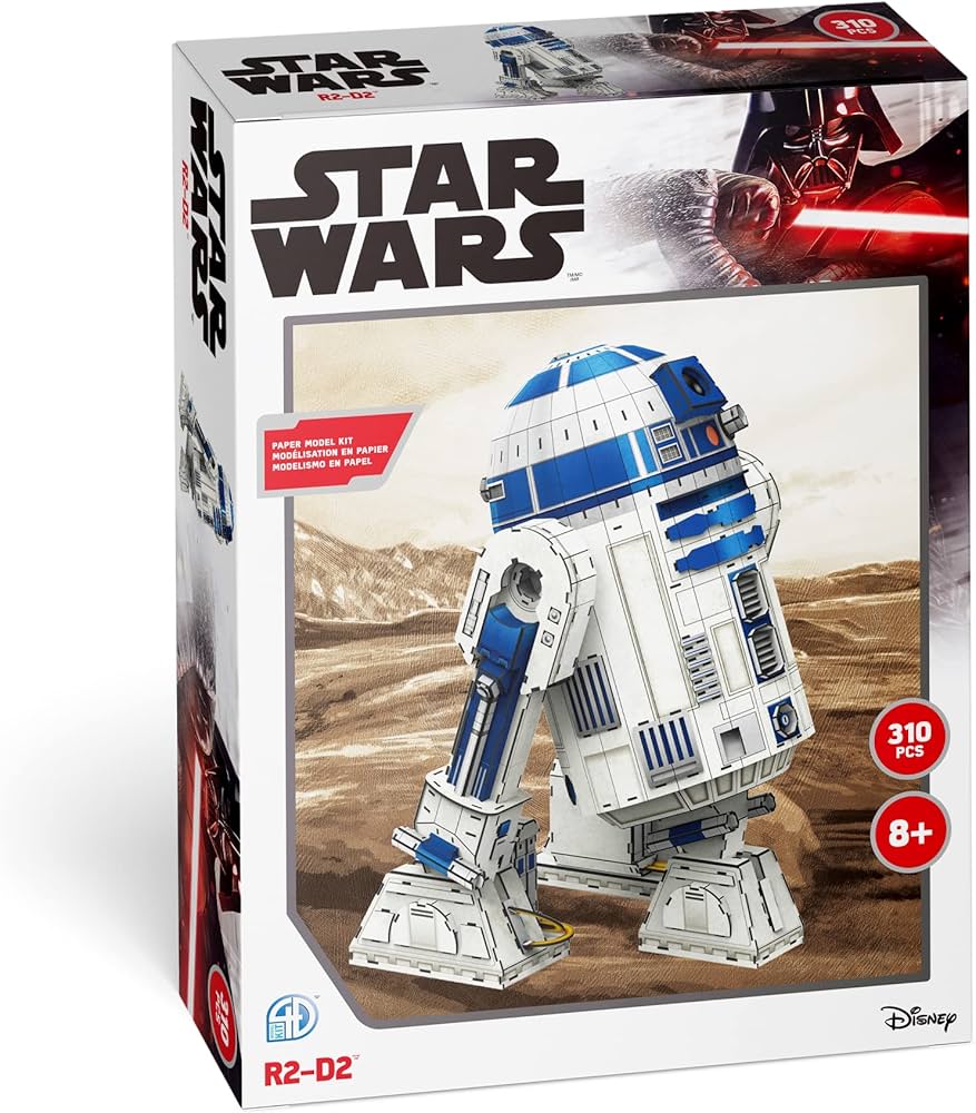 Amazon.com: University Games Star Wars R2-D2 Model Kit, Grey and