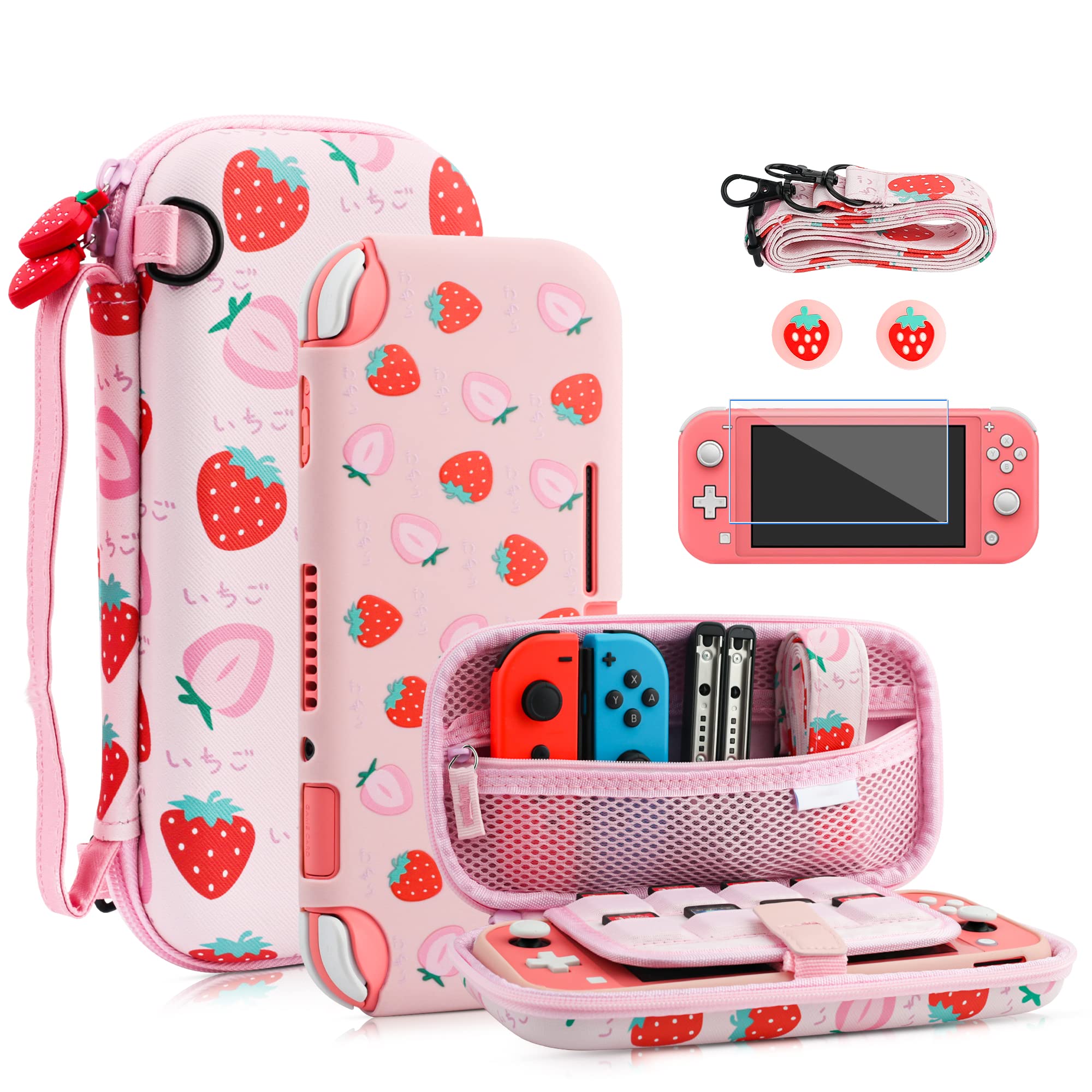 Amazon.com: FANPL Case for Nintendo Switch Lite, Cute Pink