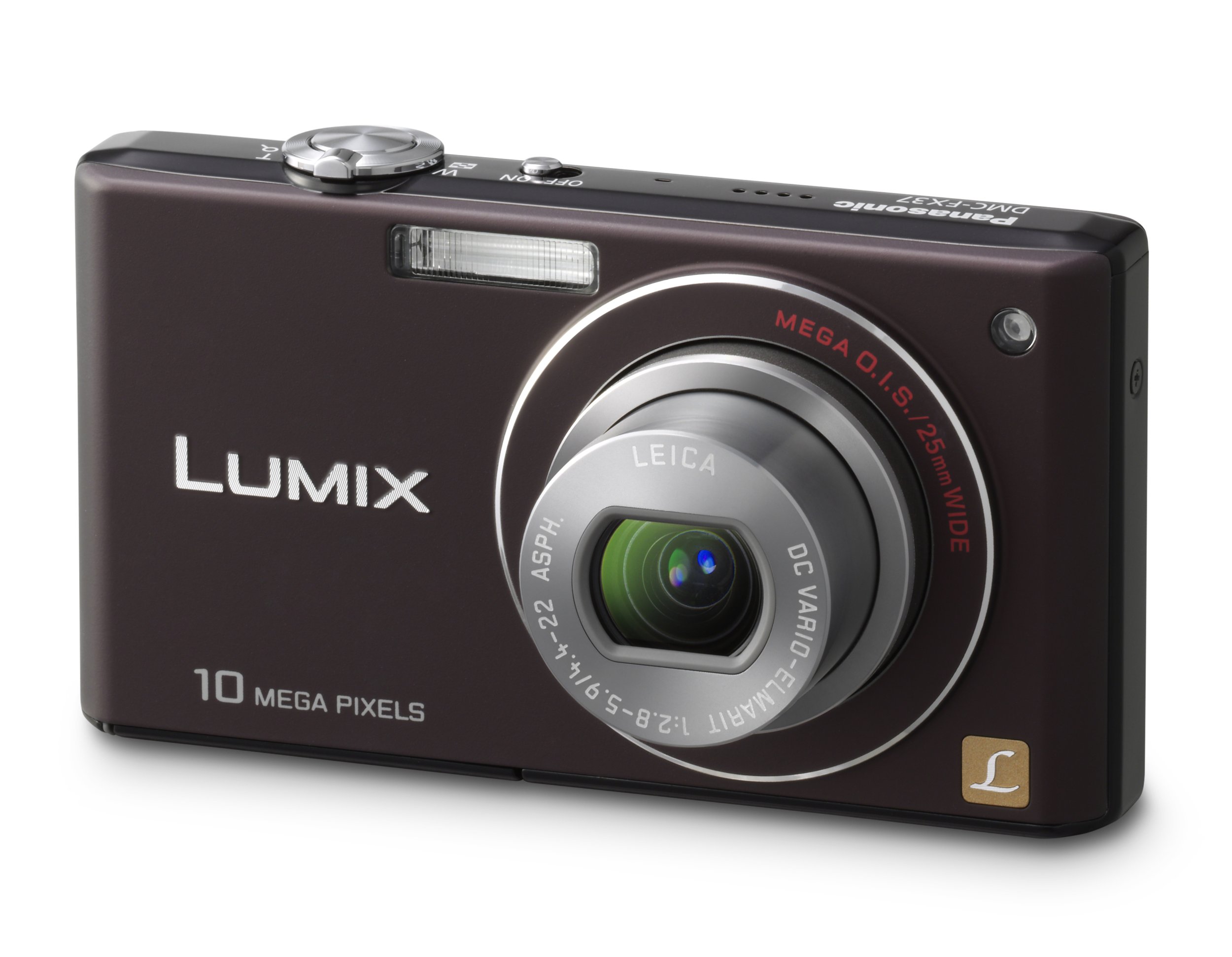 Panasonic Lumix DMC-FX37 Digital Camera (10 Megapixels, 5-Way Opt
