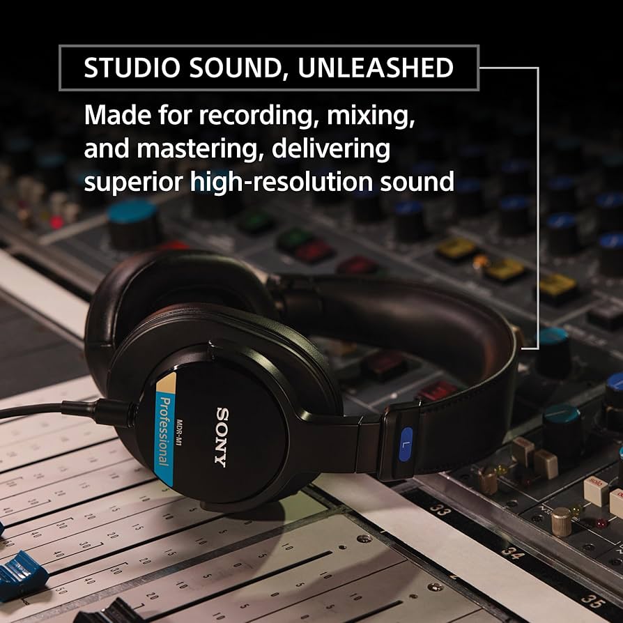 Amazon.com: Sony MDR-M1 Professional Reference Closed Monitor