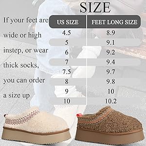 Amazon.com | NATRAKI Women's Platform Slippers Mini Boots Braid