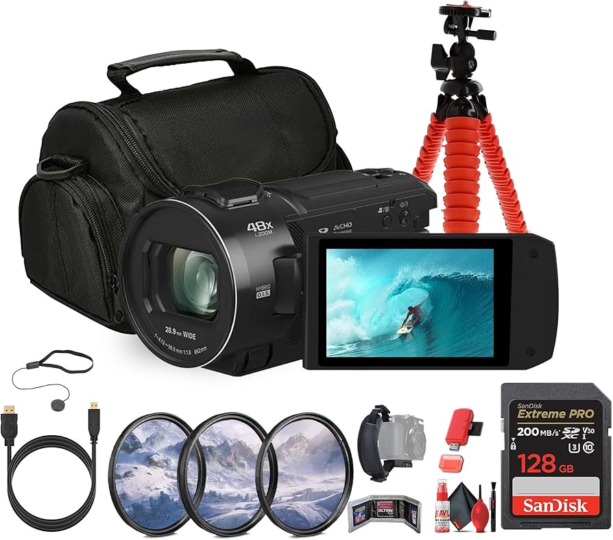 Amazon.com : Panasonic HC-V900 Lightweight Full HD Camcorder with