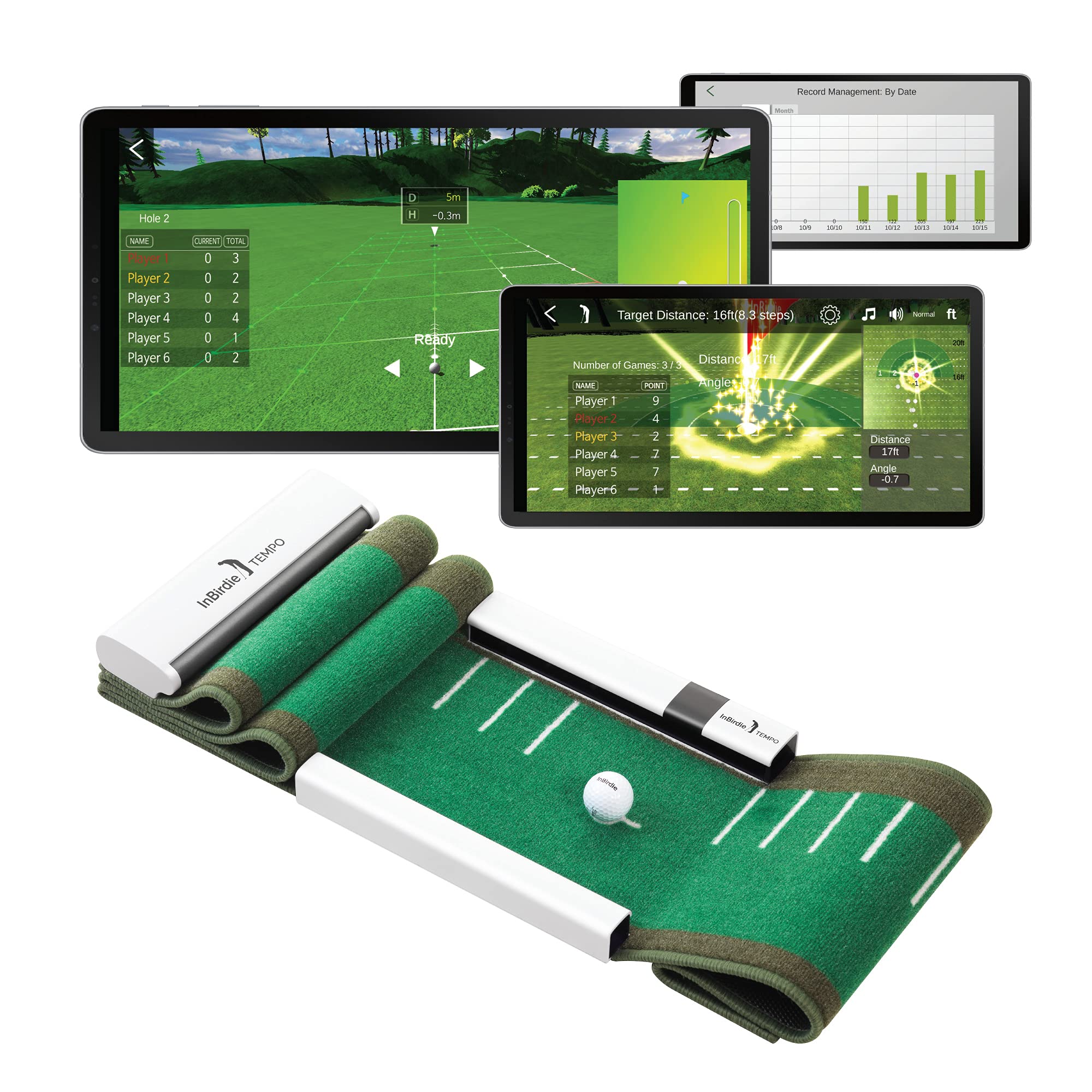 Amazon | InBirdie Tempo パッティングマット パッティングスイング