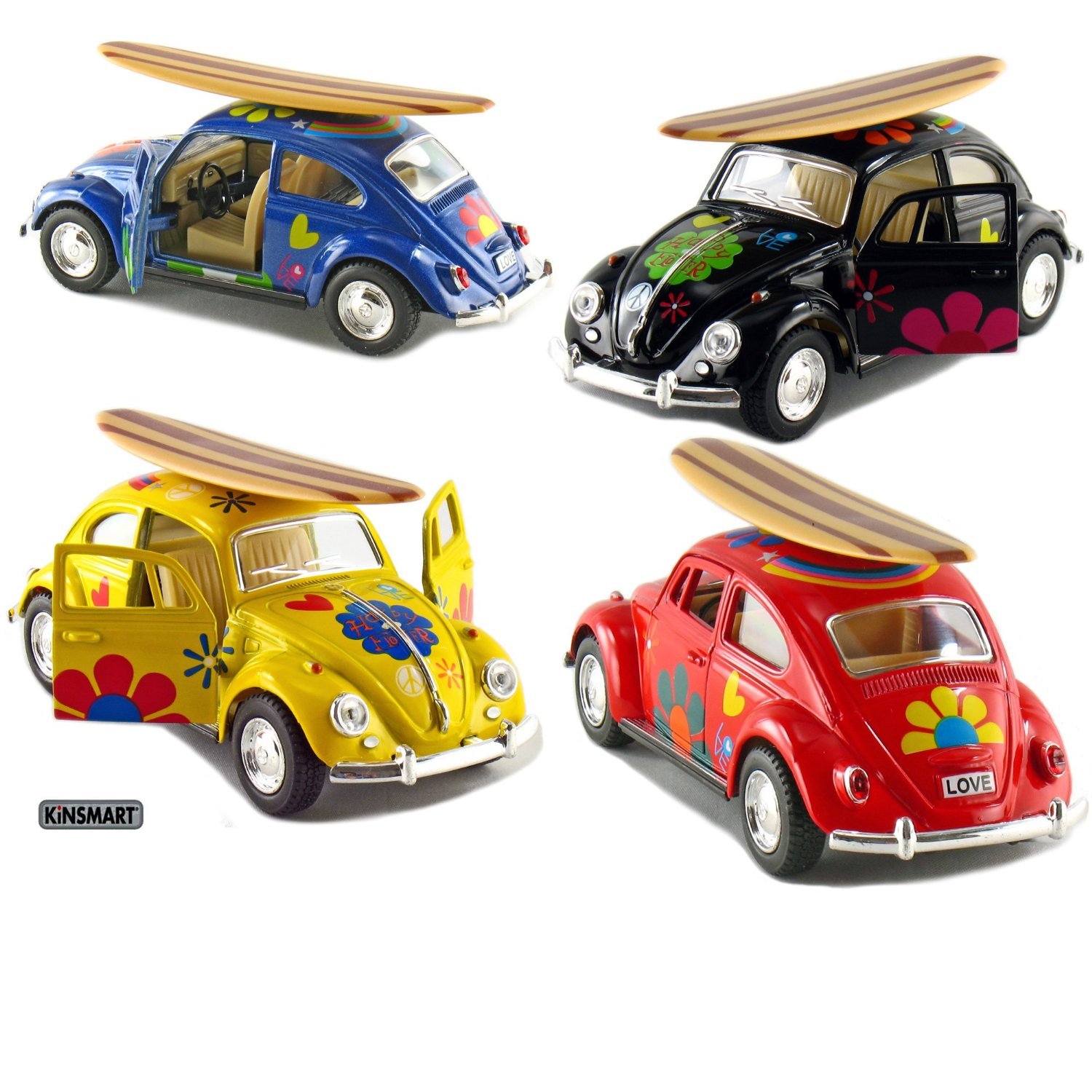 Amazon.com: KiNSMART - 1967 Volkswagen Classic Beetle 5 Inch 1:32