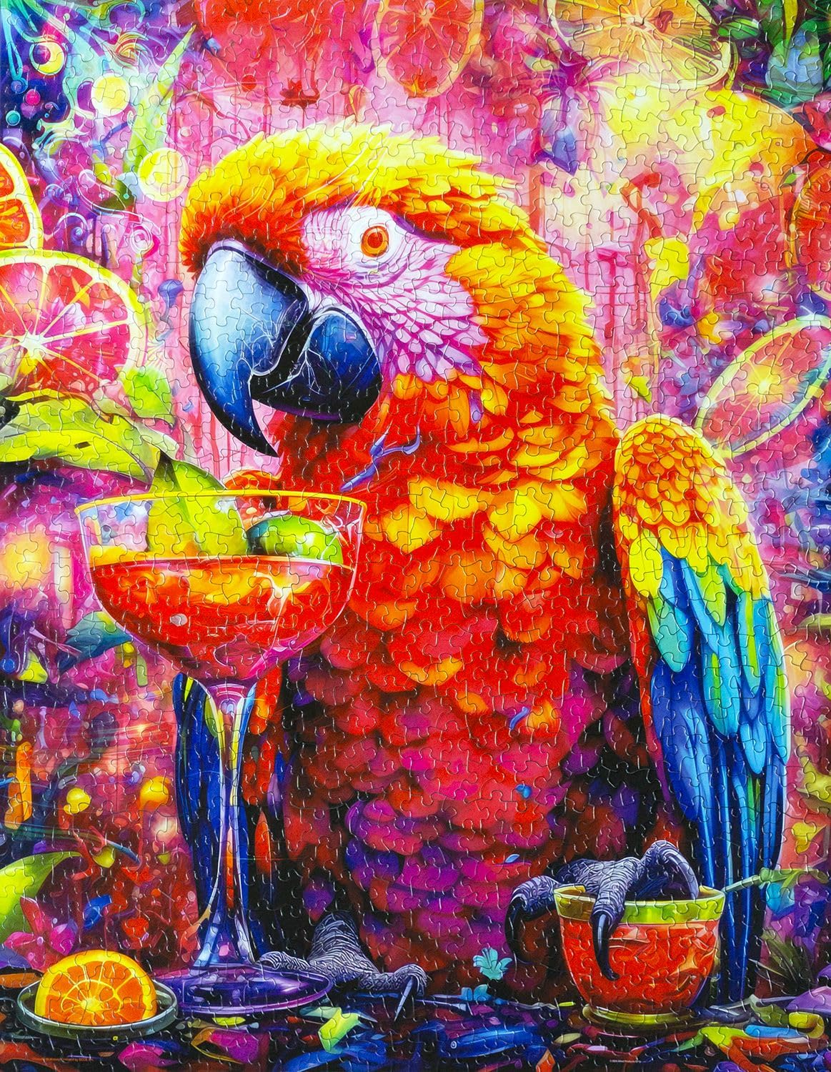Amazon.com: Springbok Paradise Parrot 1000 Piece Jigsaw Puzzle for