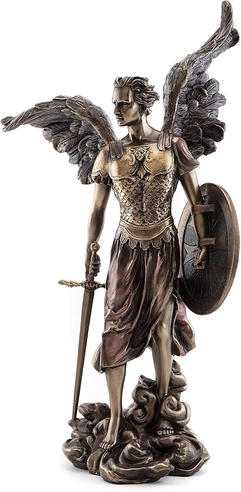 Amazon.co.jp: 大天使ミカエル 剣と楯を持った戦う天使/ Archangel